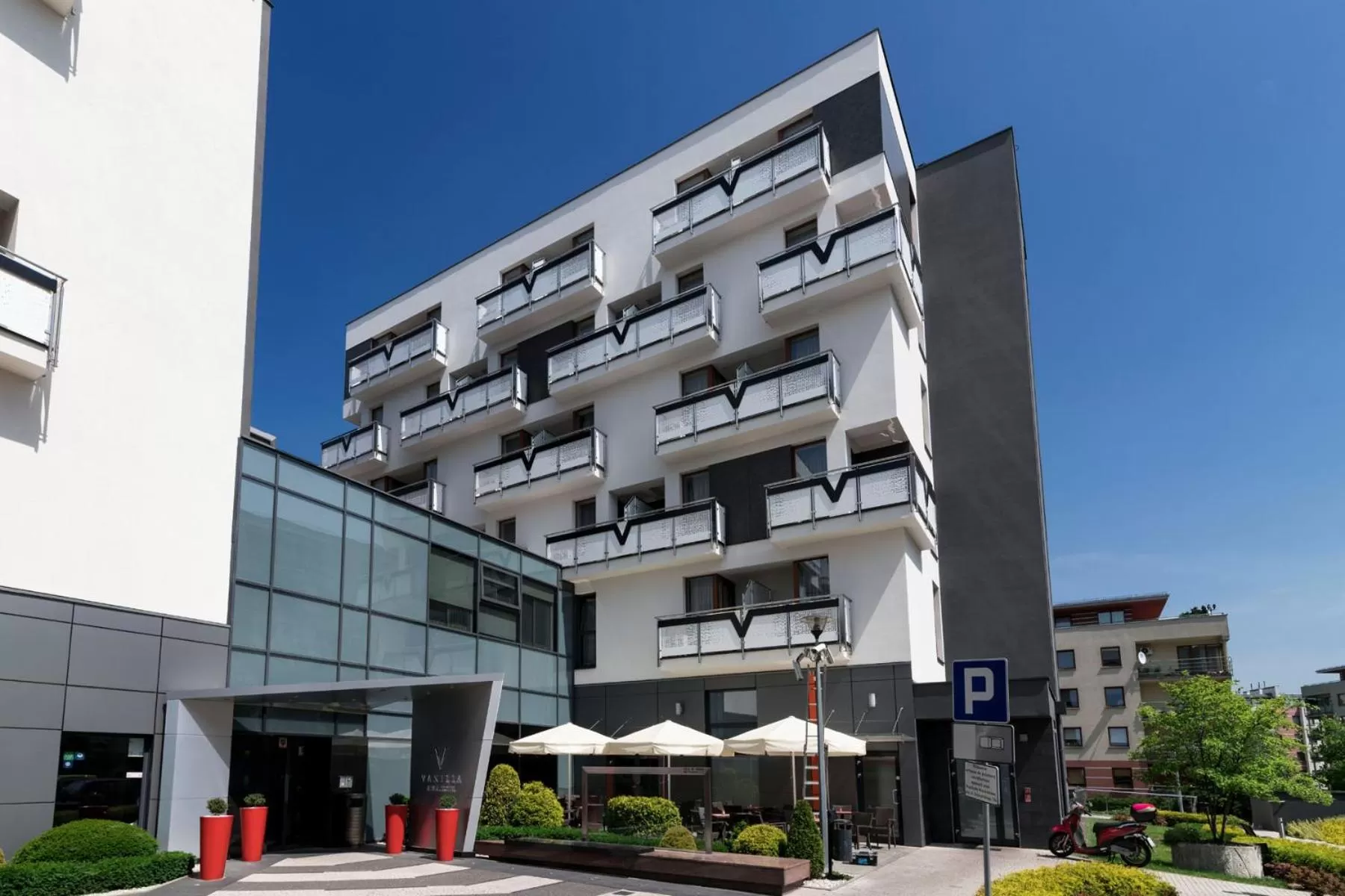 Facade/entrance in Aparthotel Vanilla