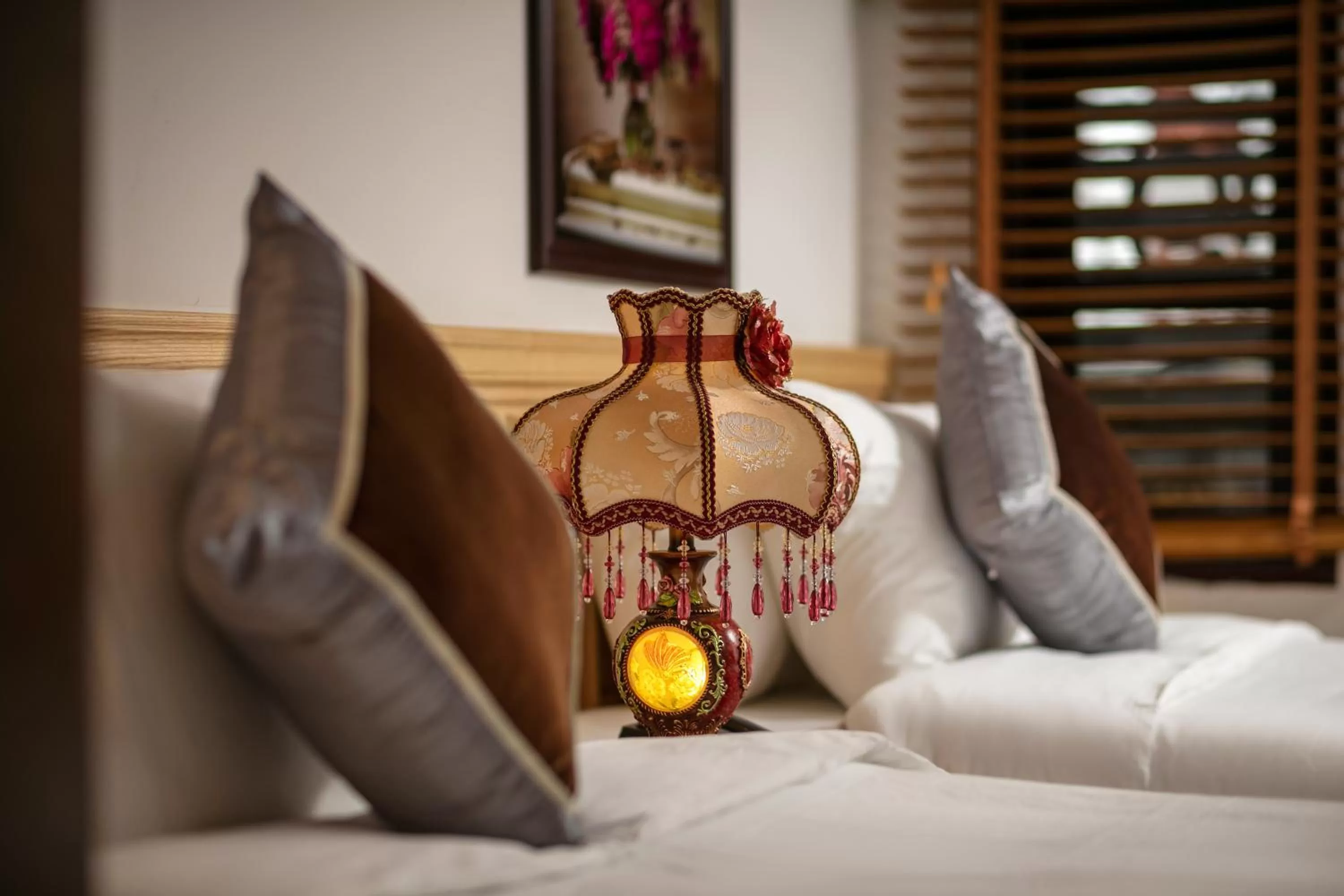 Bed in TrangTrang Boutique Hotel