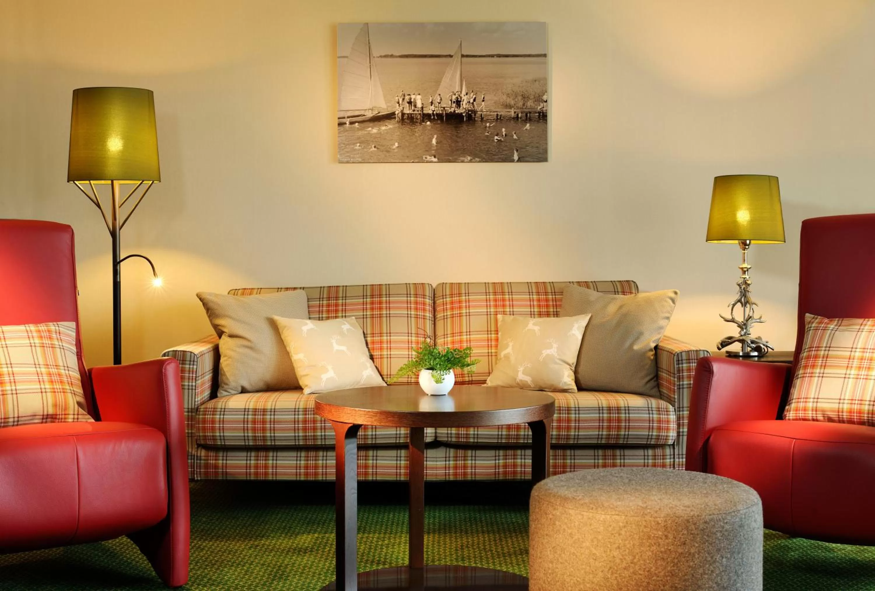 Seating area in Romantik Hotel Jagdhaus Eiden am See