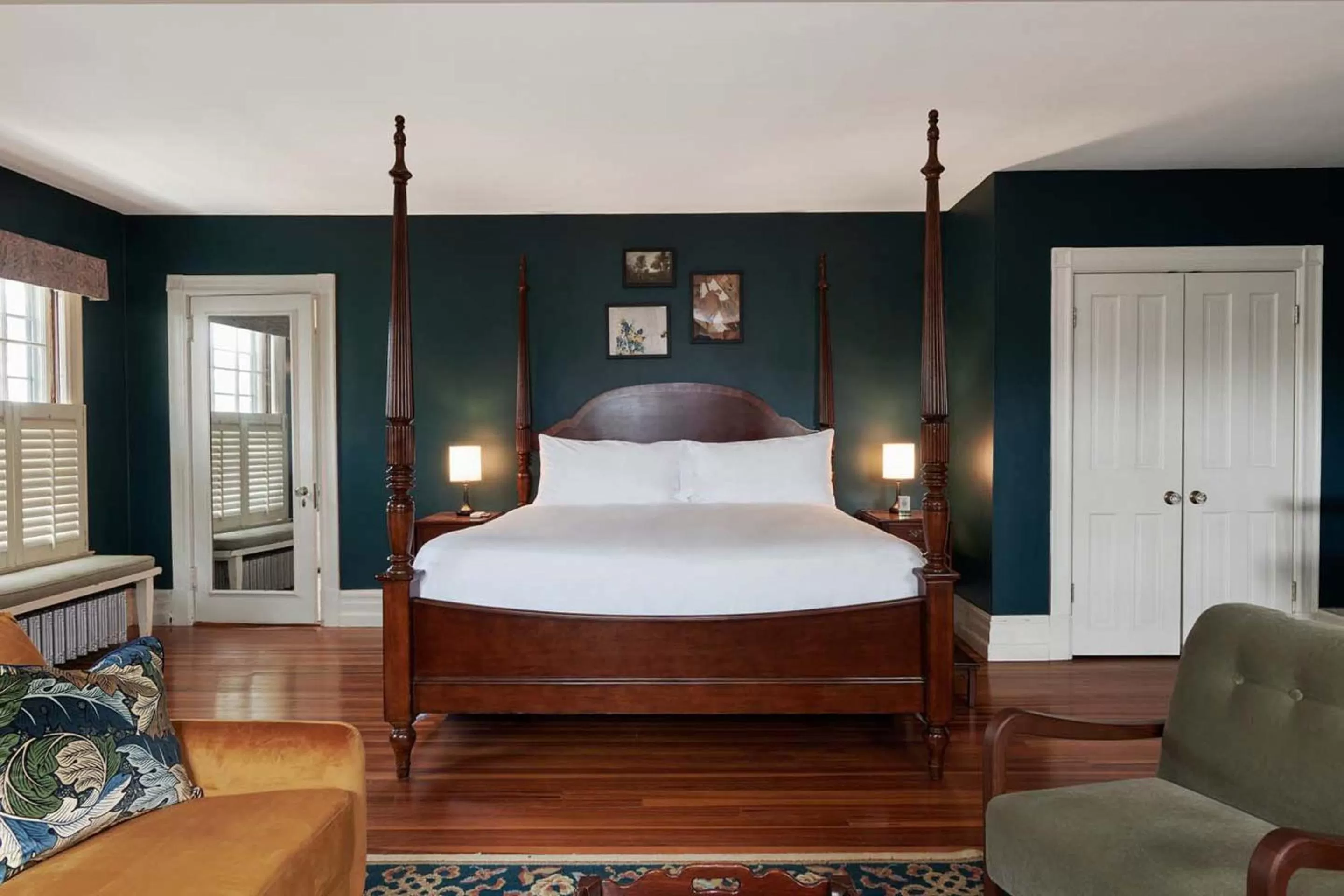 Bedroom, Bed in The Dewey by The Lenox Collection