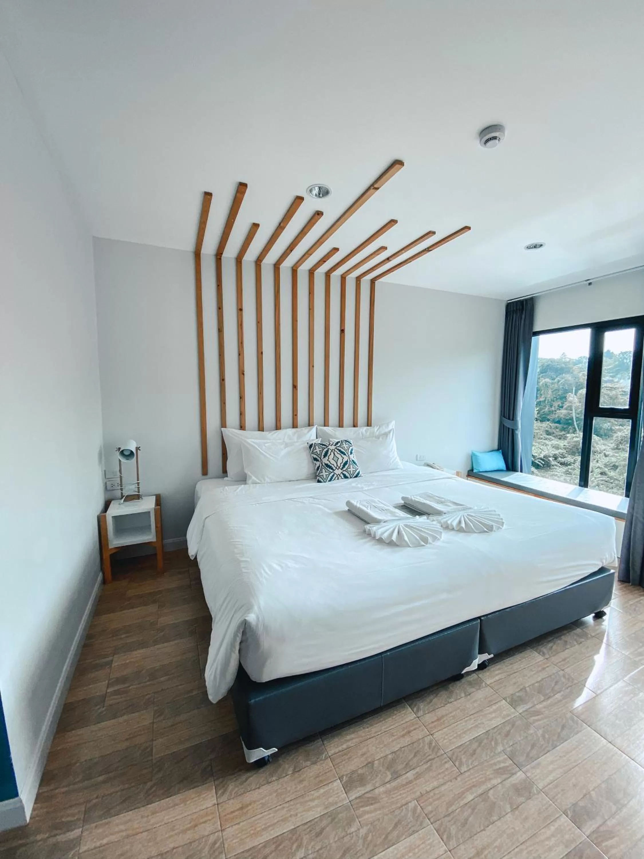 Bed in The Galla Hotel