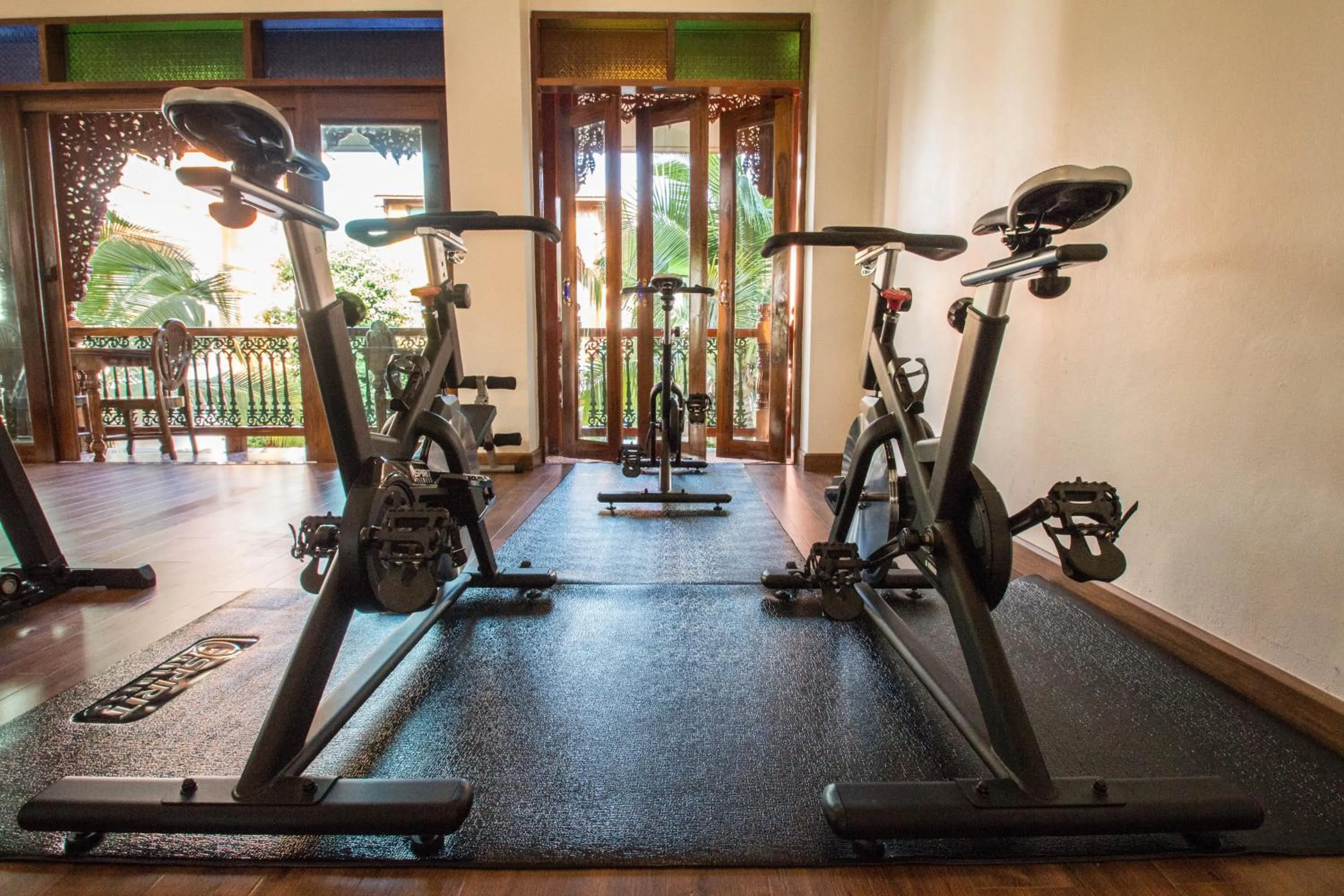 Fitness centre/facilities in Pingviman Hotel