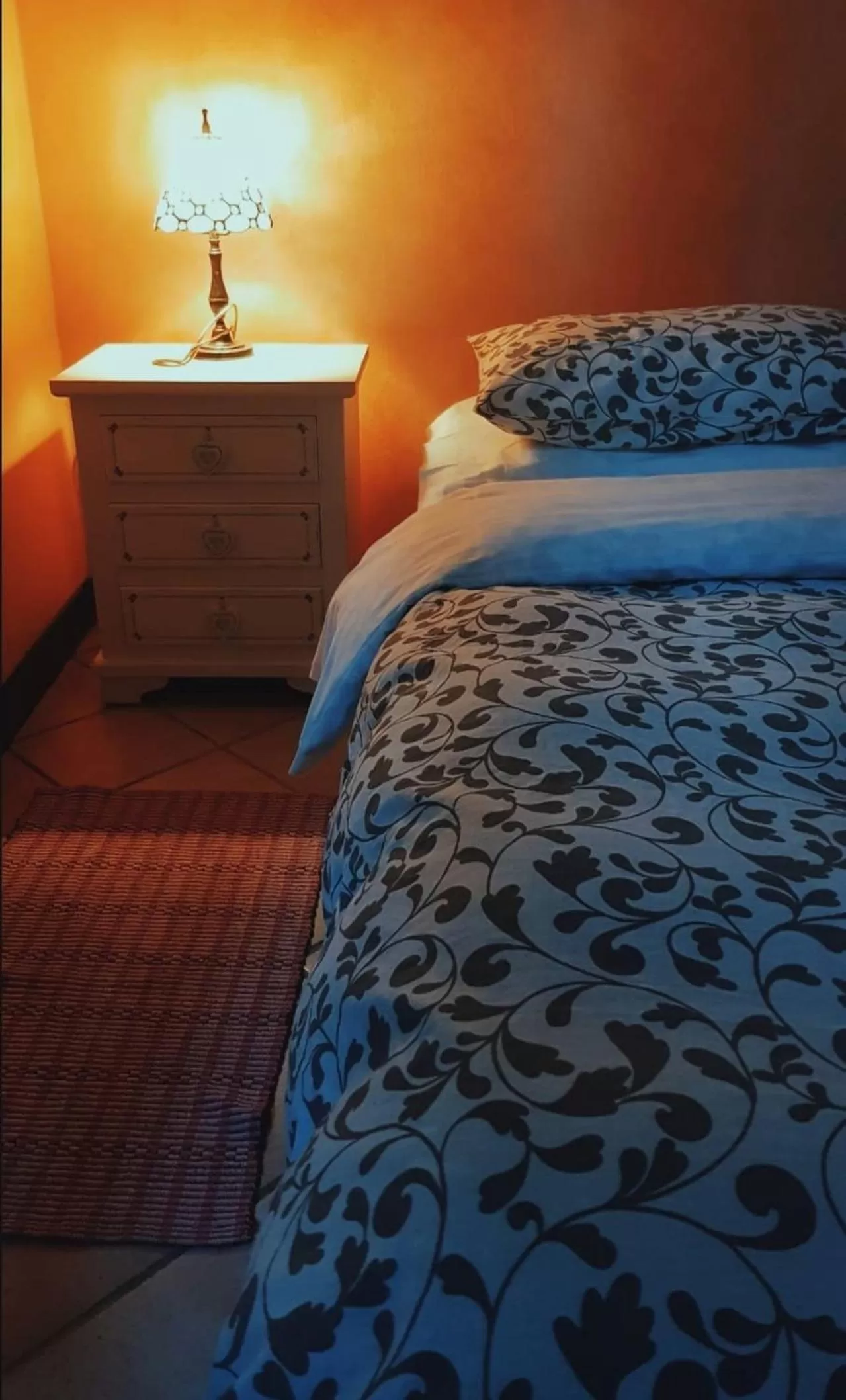 Decorative detail, Bed in Hotel La Selce