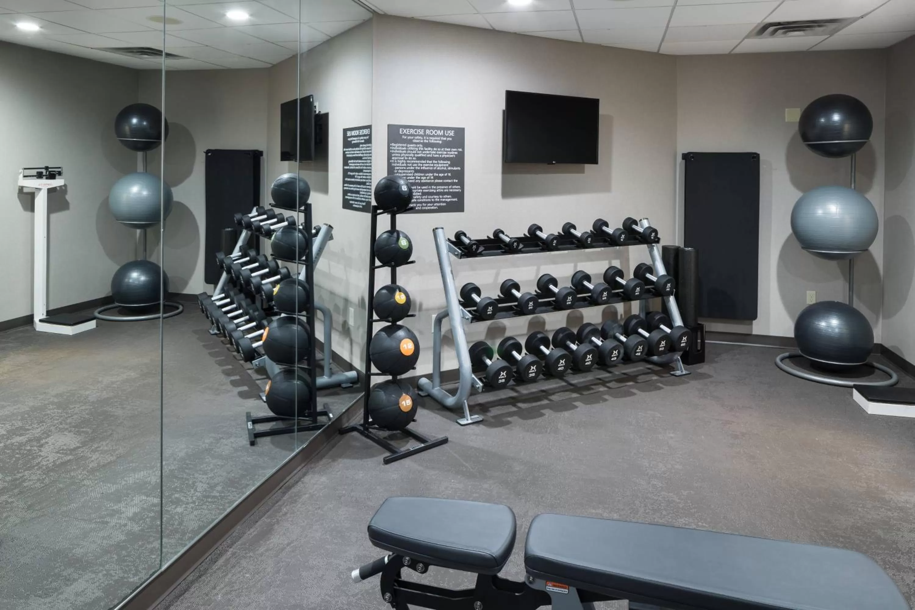 Fitness centre/facilities in Residence Inn by Marriott Boston Westford