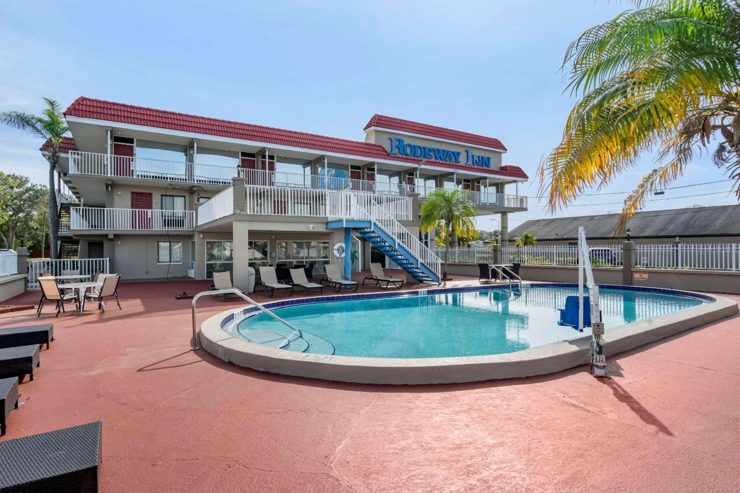 On site in Rodeway Inn Clearwater-Largo