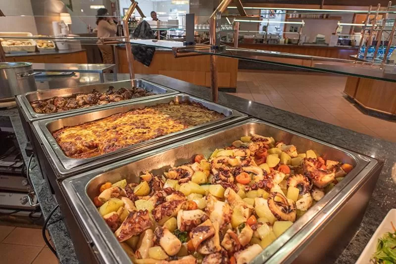 Food close-up in Hotel Europa