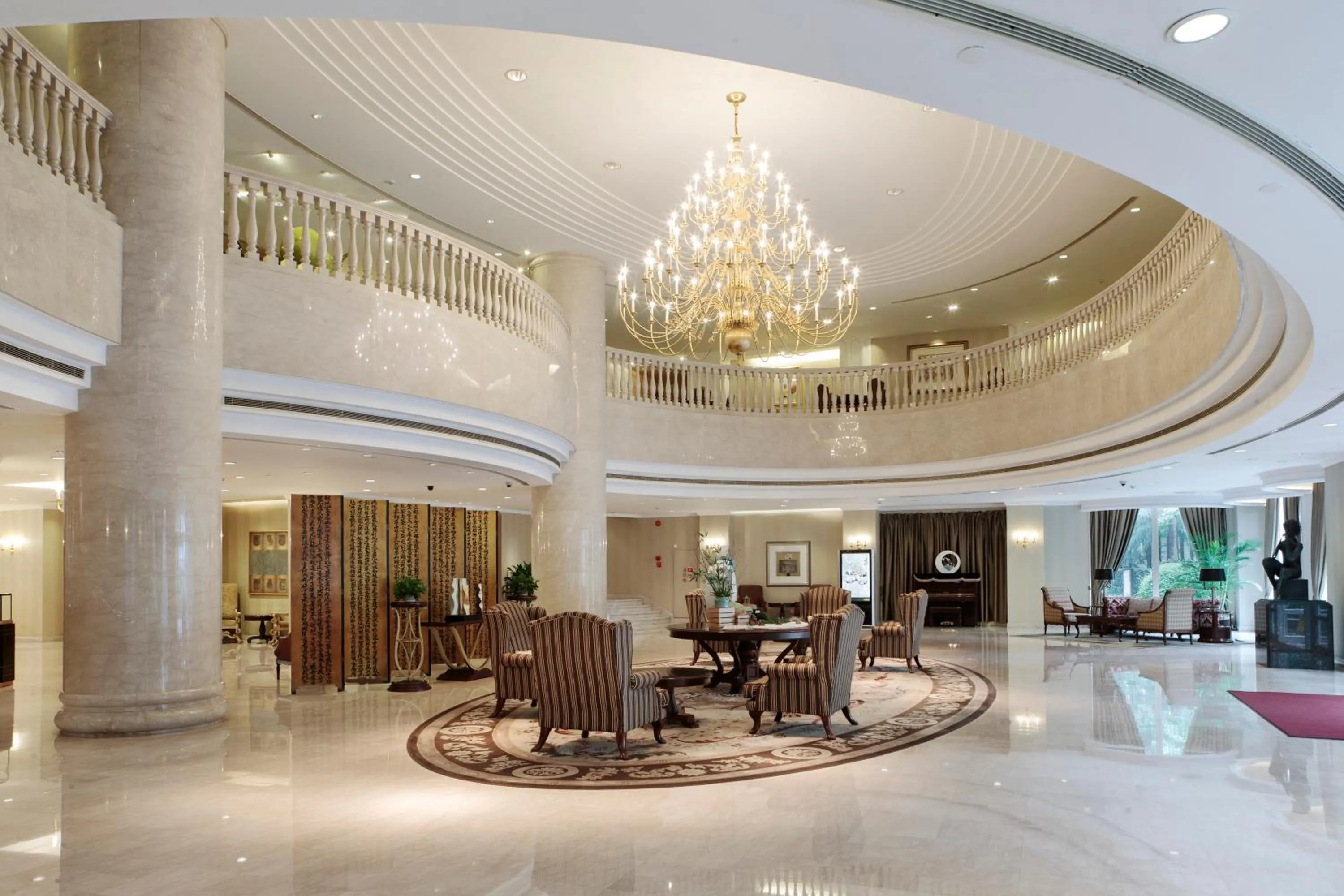Lobby or reception in Hong Qiao State Guest House