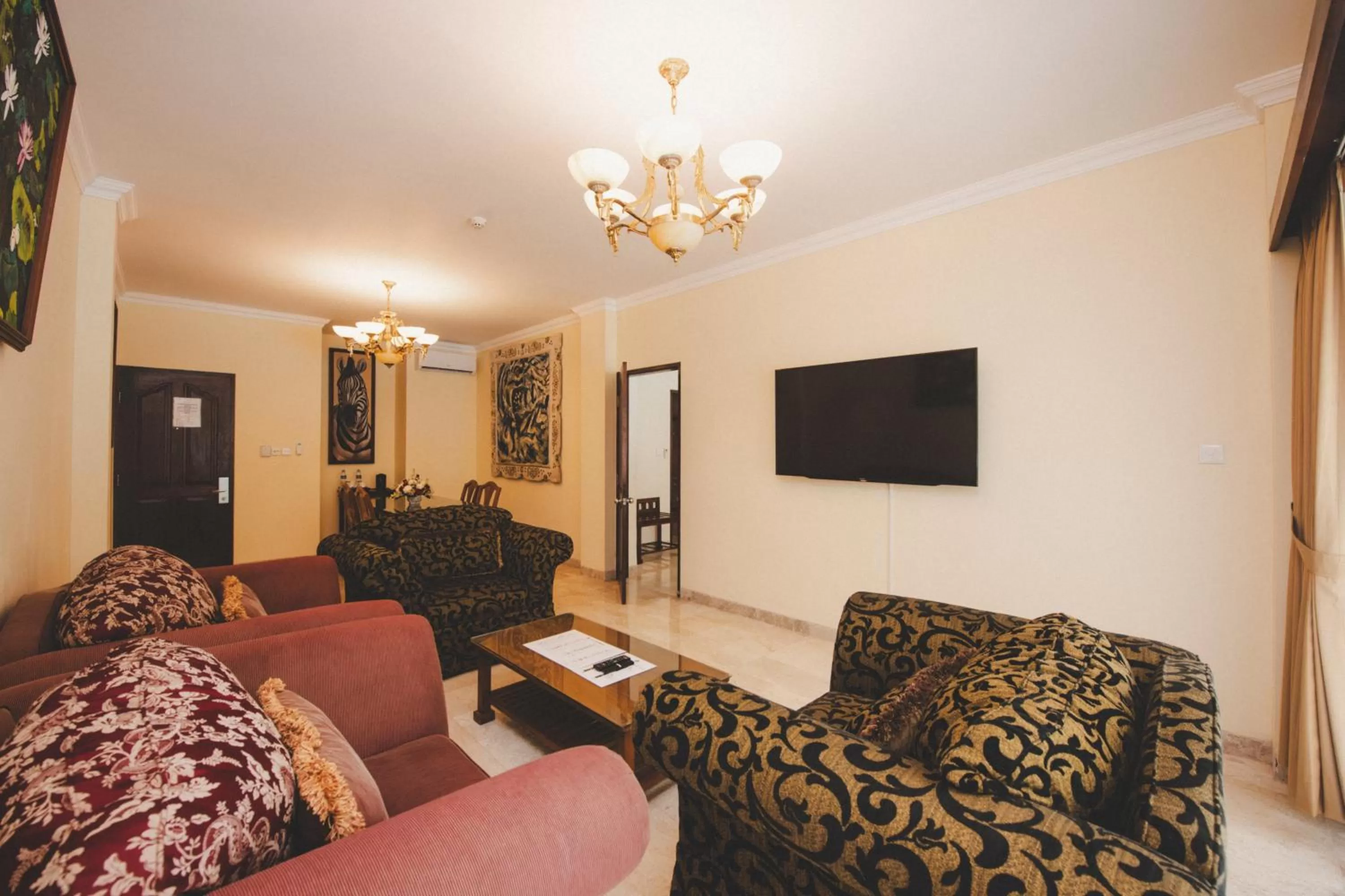 Living room in Hotel Kumala Pantai