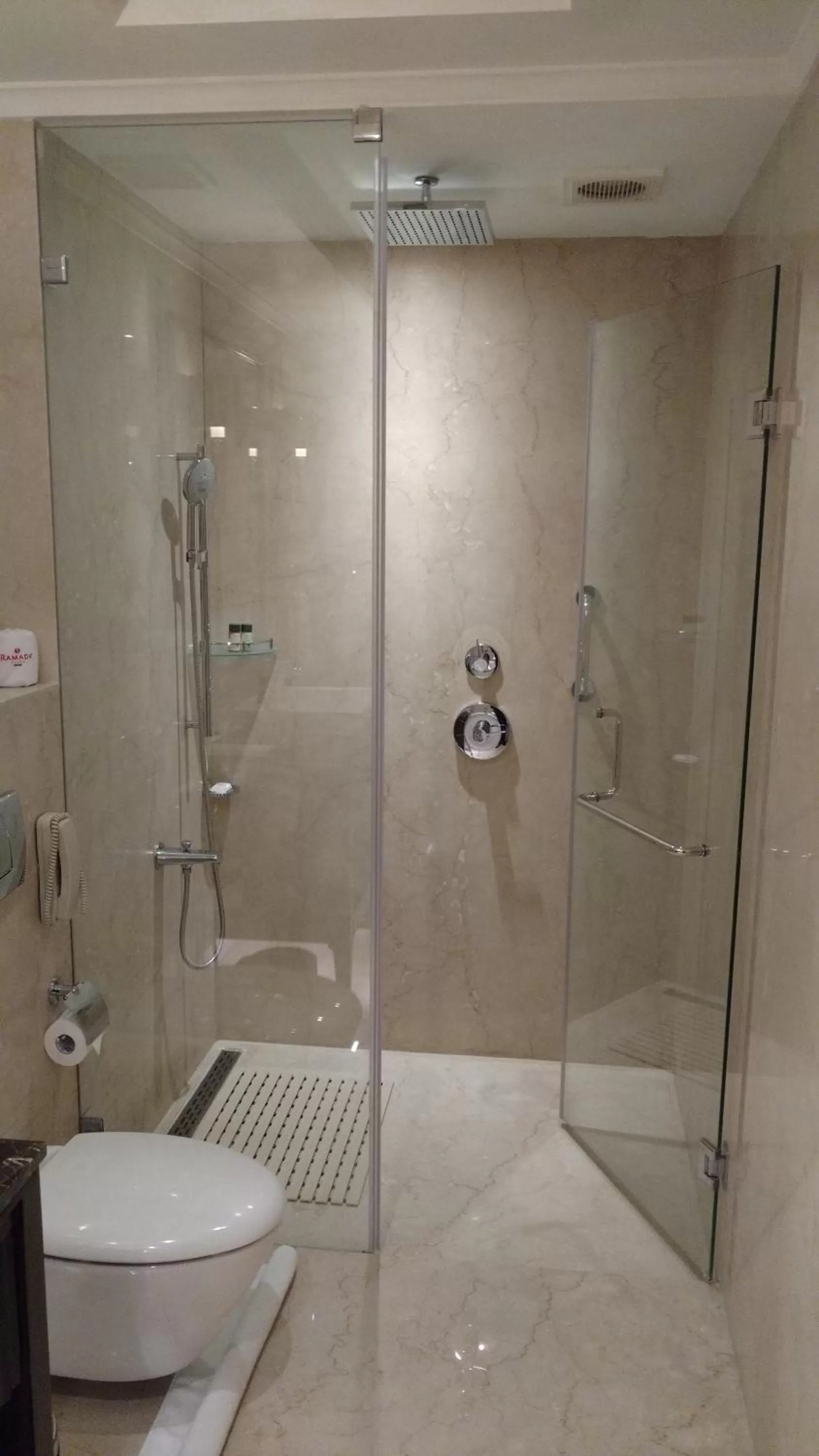 Shower in Ramada Plaza Chennai