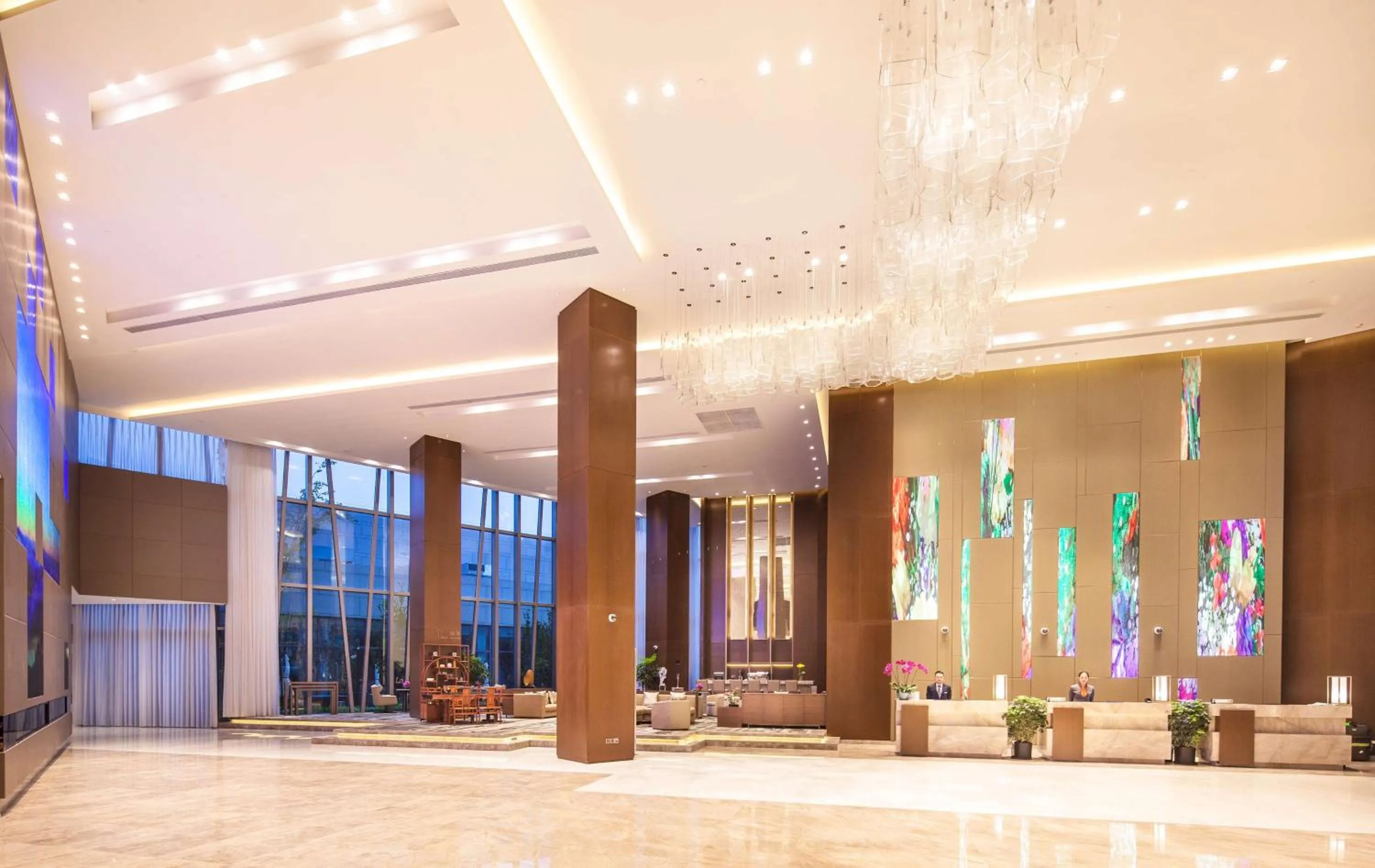Lobby or reception in Radisson Exhibition Center Shanghai