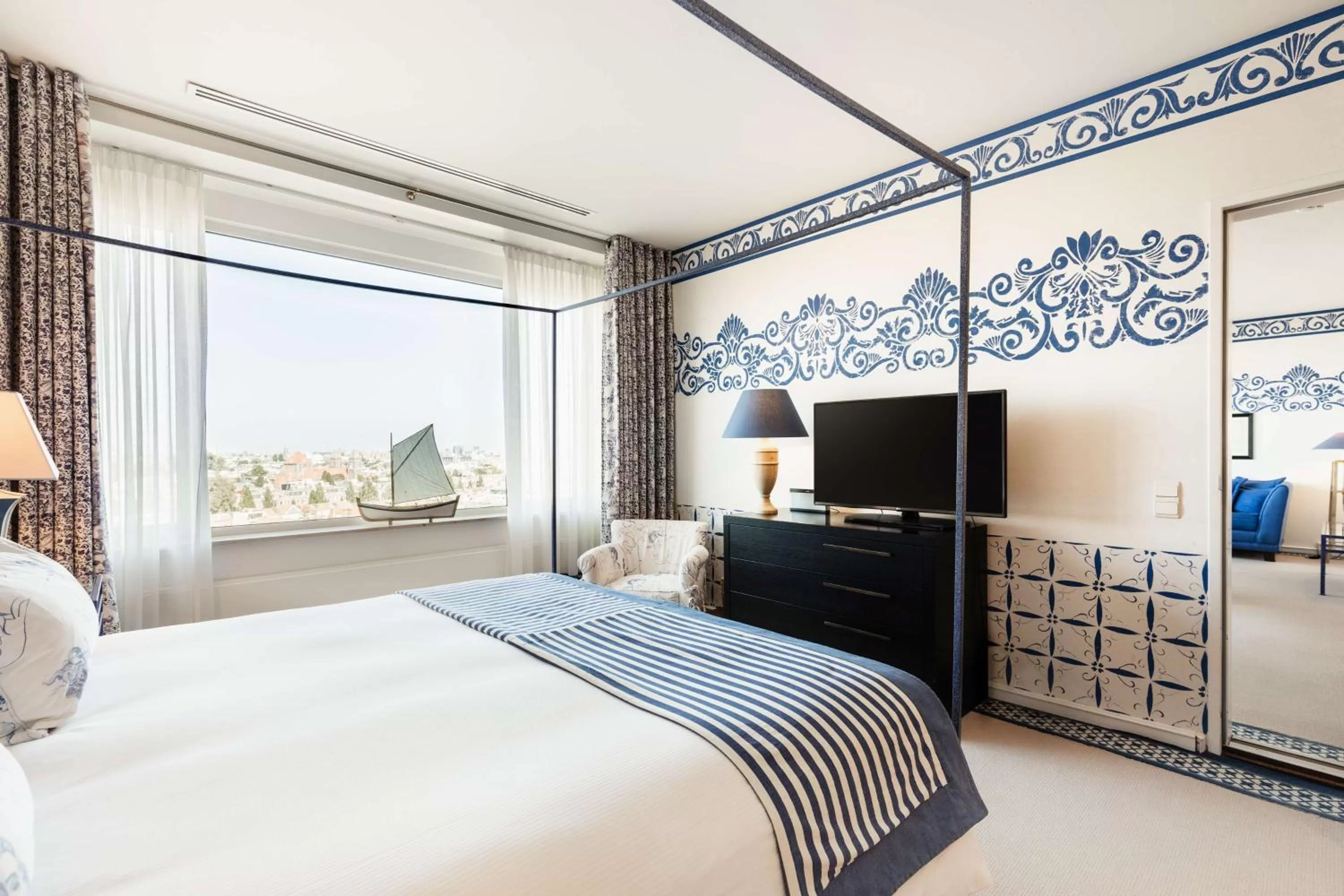 Bed in Hilton Amsterdam