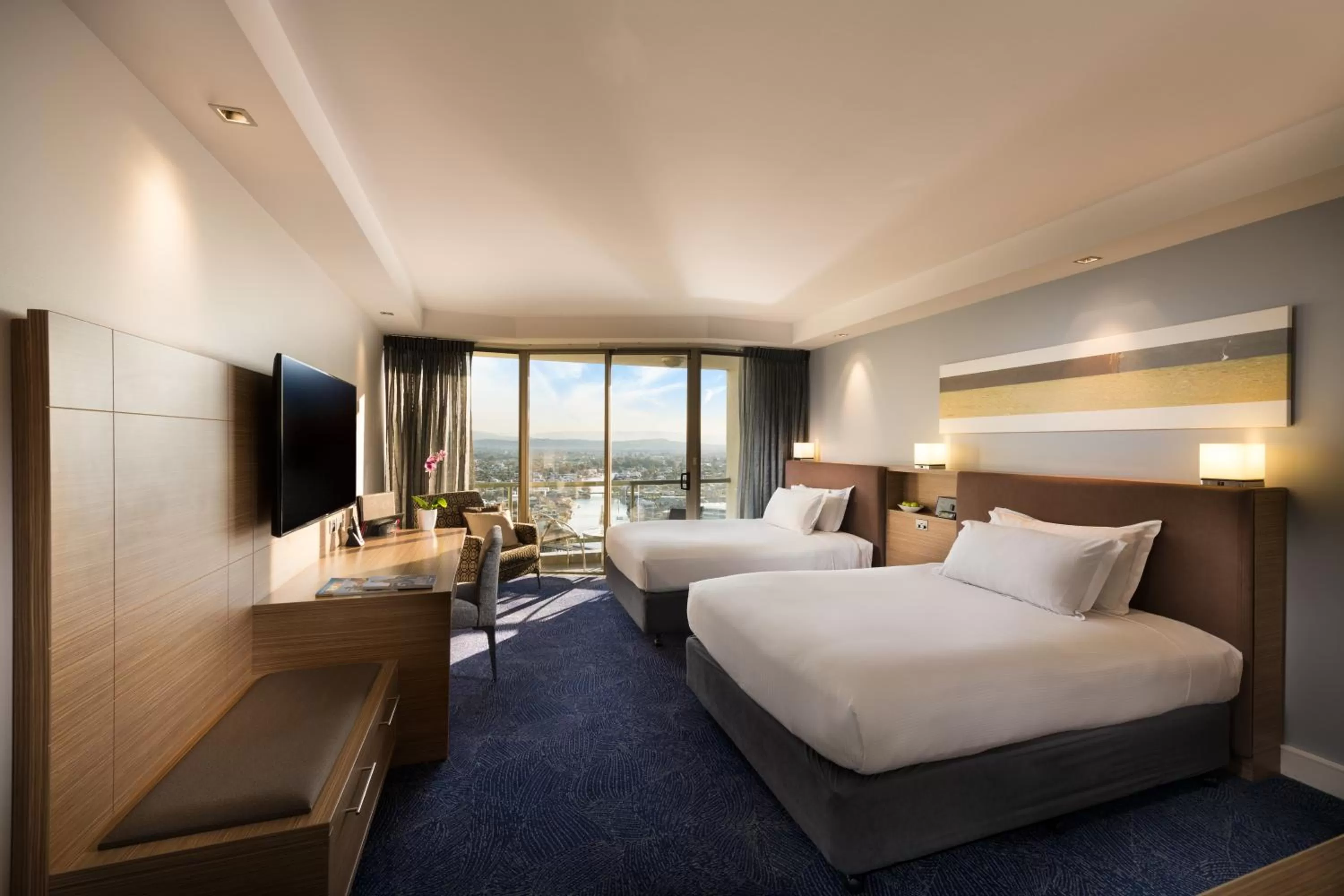 Bedroom, Bed in Sofitel Gold Coast Broadbeach