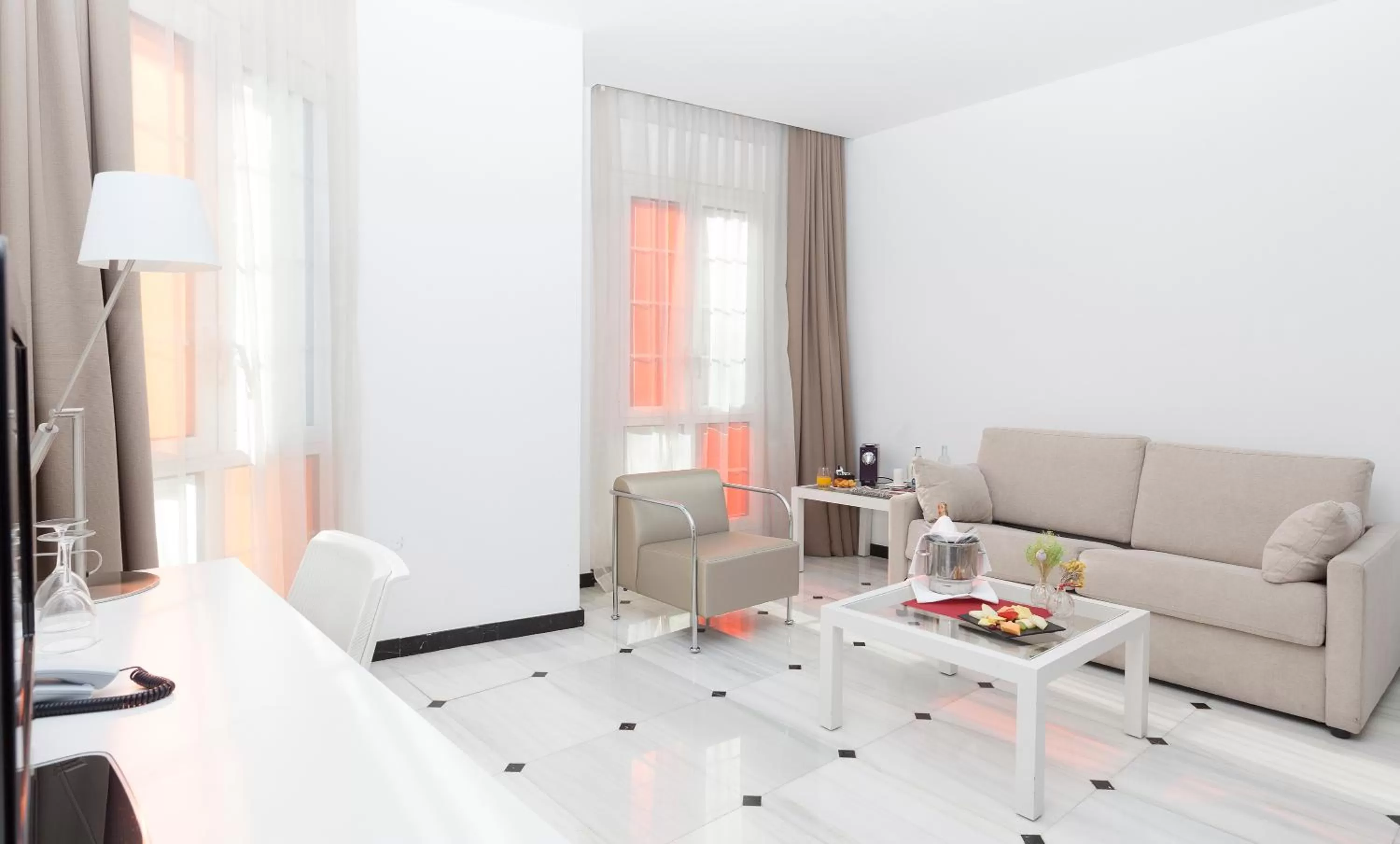 Living room in URH Ciutat de Mataró