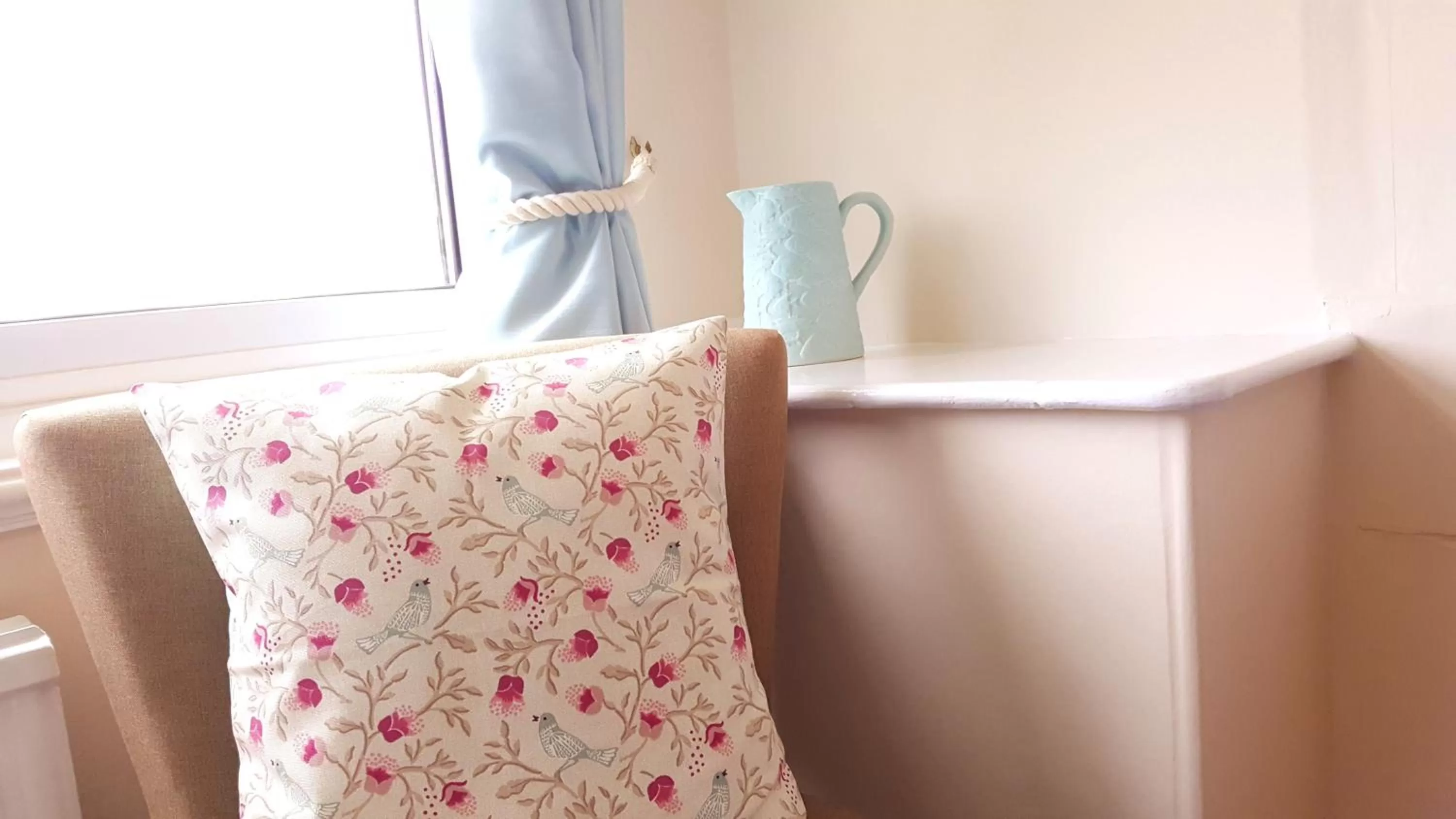 Decorative detail, Bed in Schooner Point Guest House