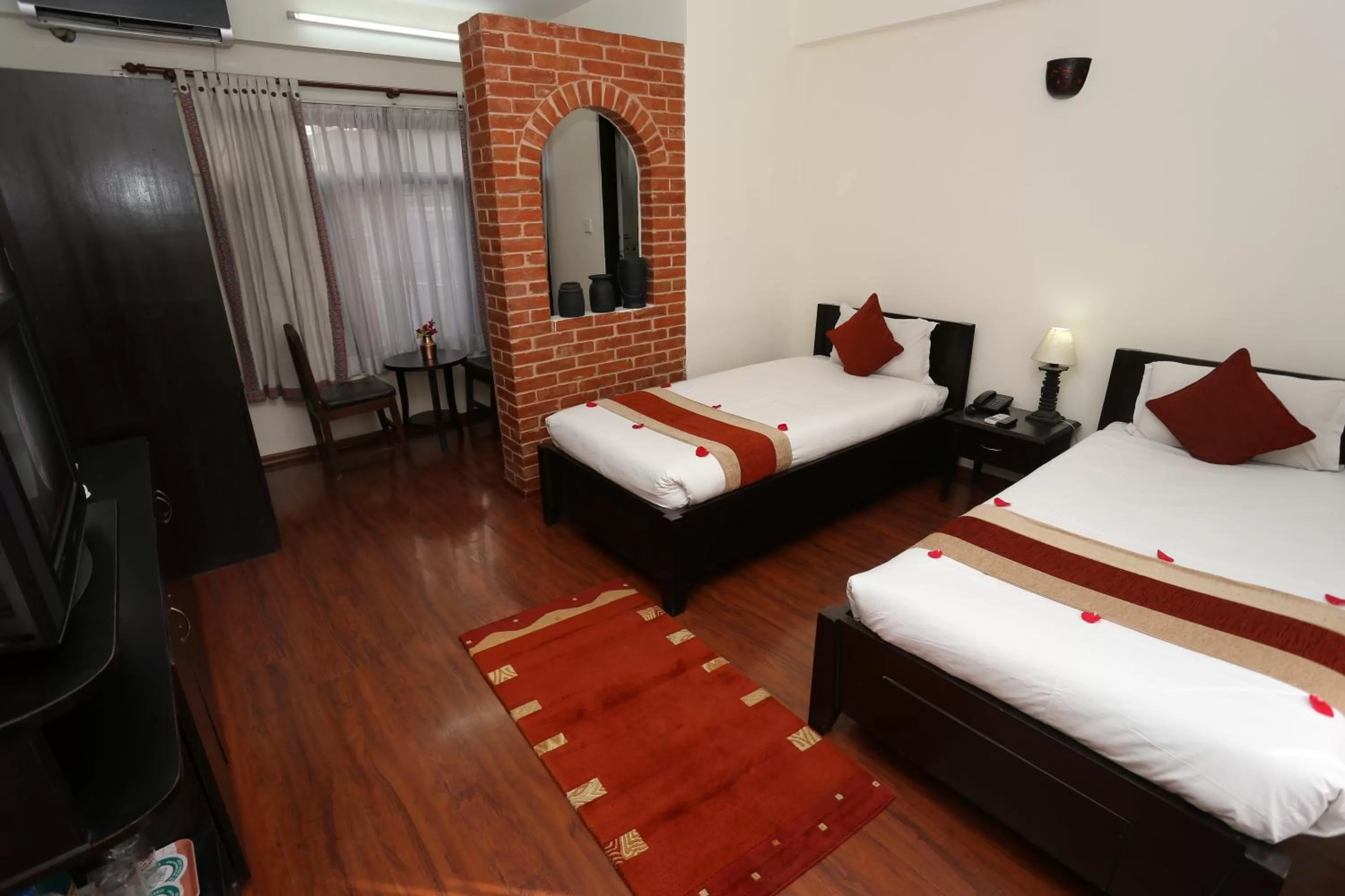 Bedroom, Bed in Thamel Eco Resort