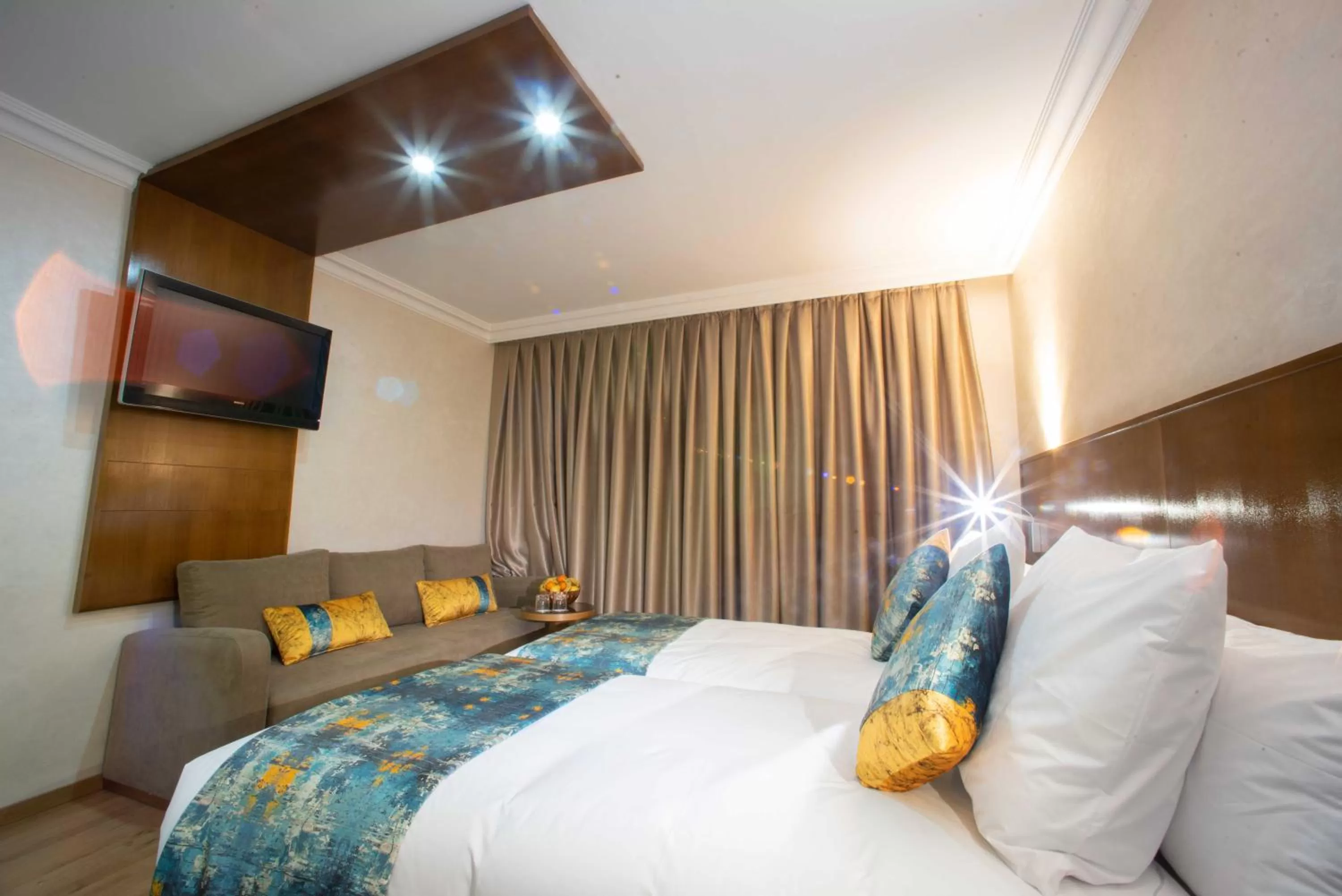 Shower, Bed in Hotel Argana Agadir