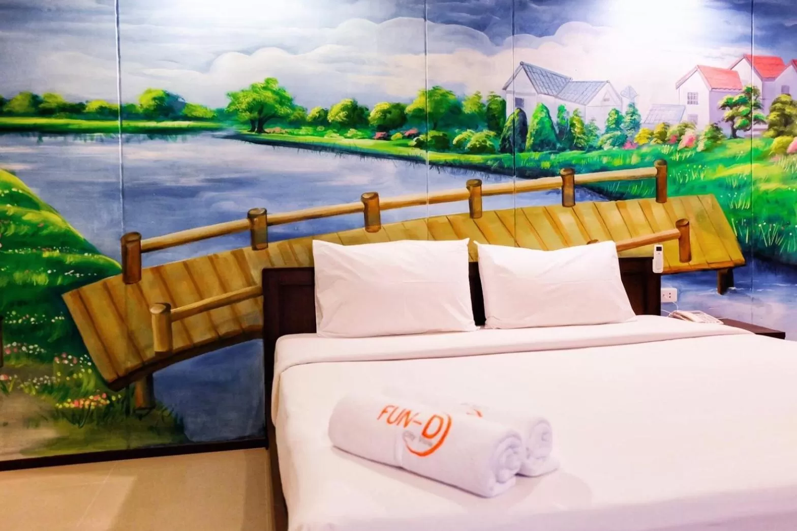 Bedroom, Bed in Fun-D City View SHA Plus