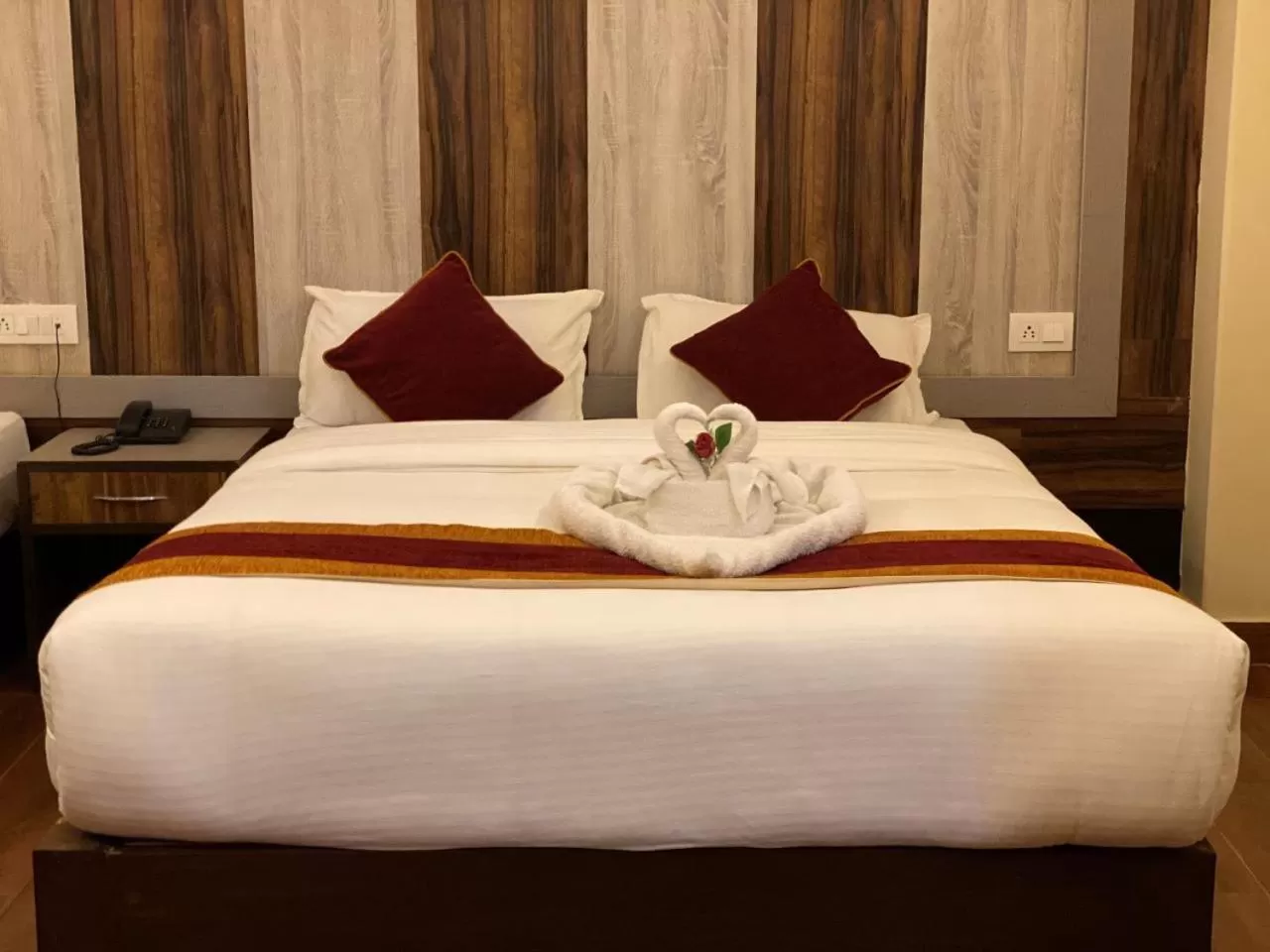 Bed in Hotel Murano