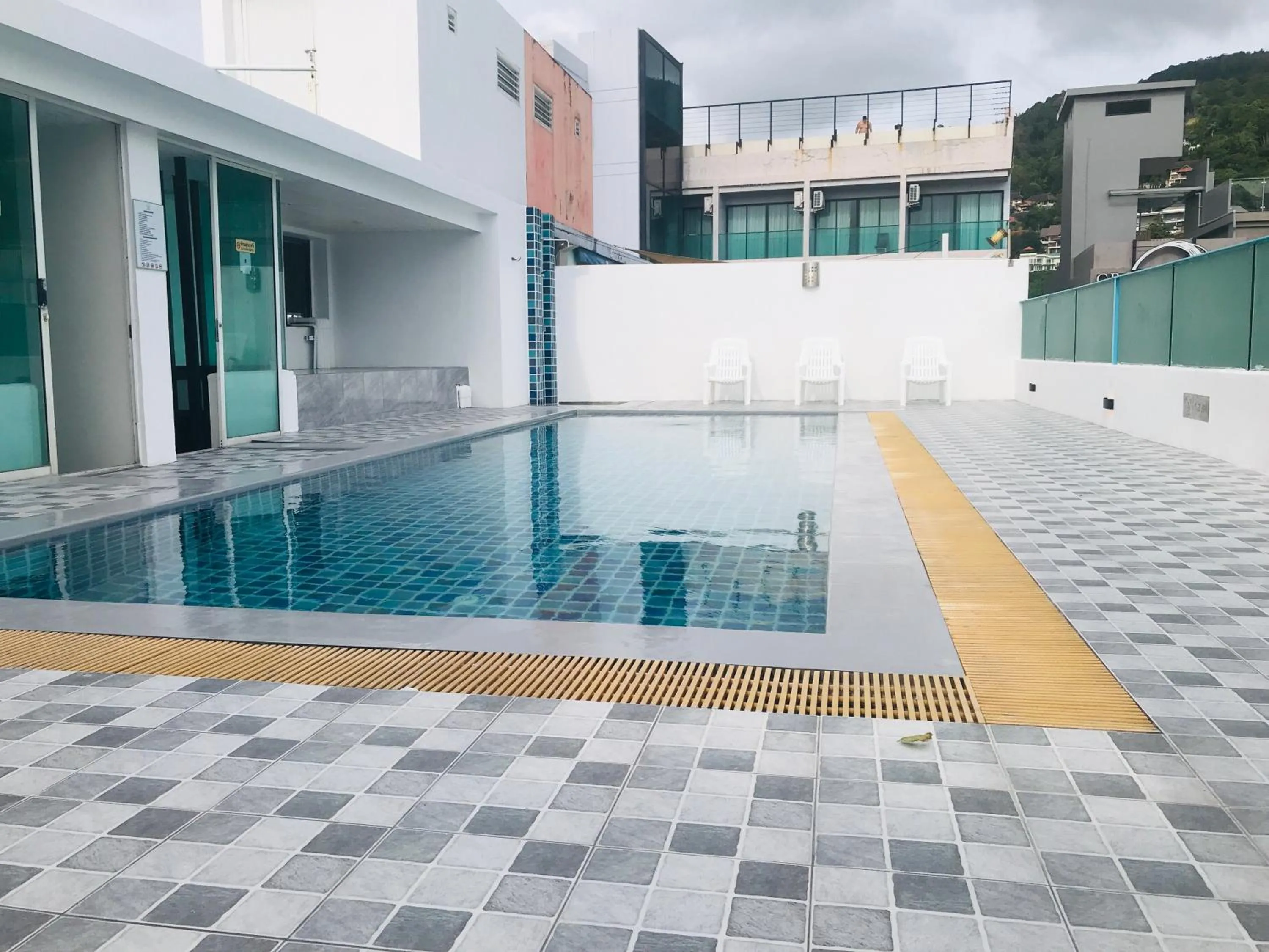 Swimming pool in iCheck inn Central Patong