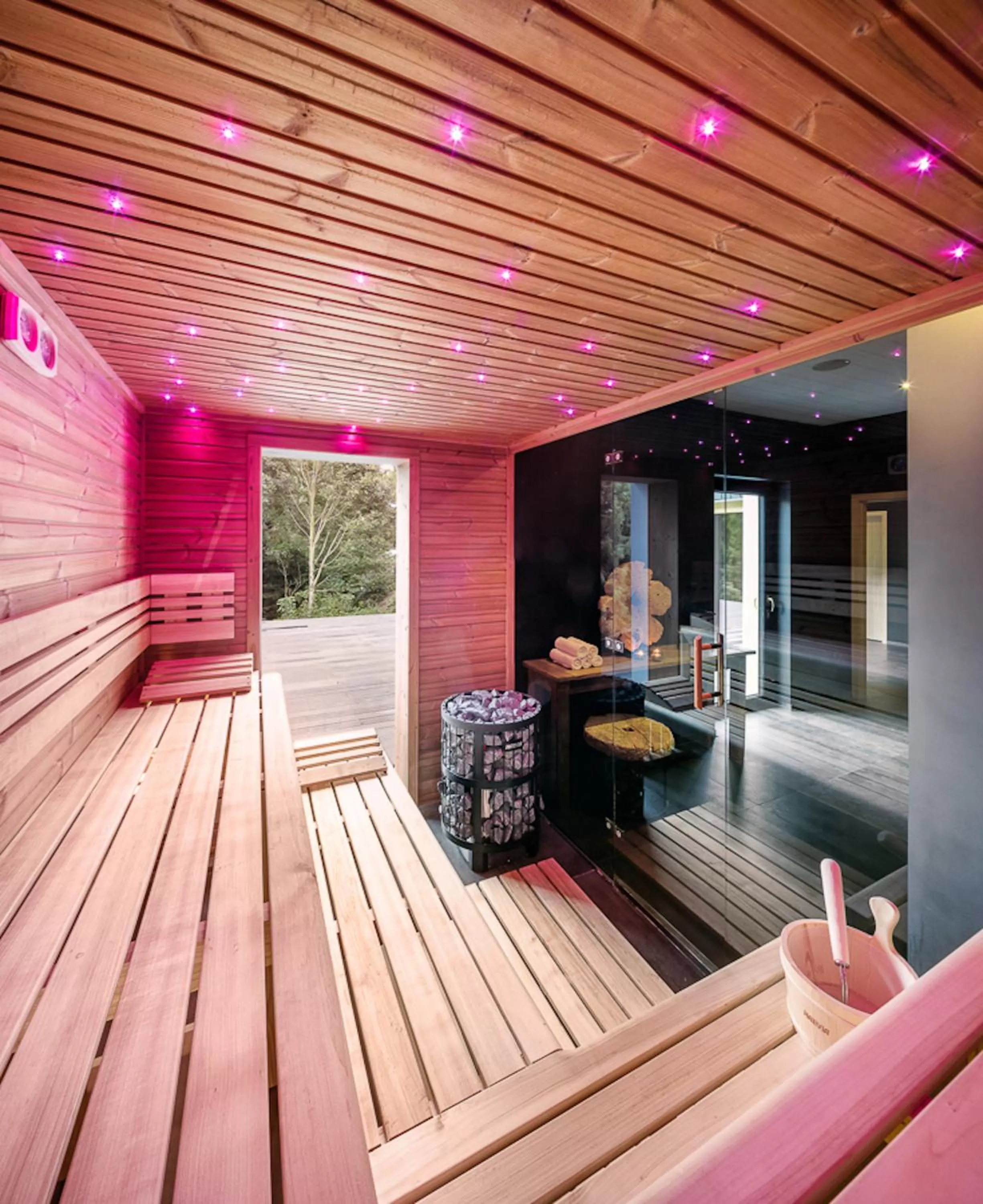 Sauna in Pytloun Wellness Hotel Harrachov