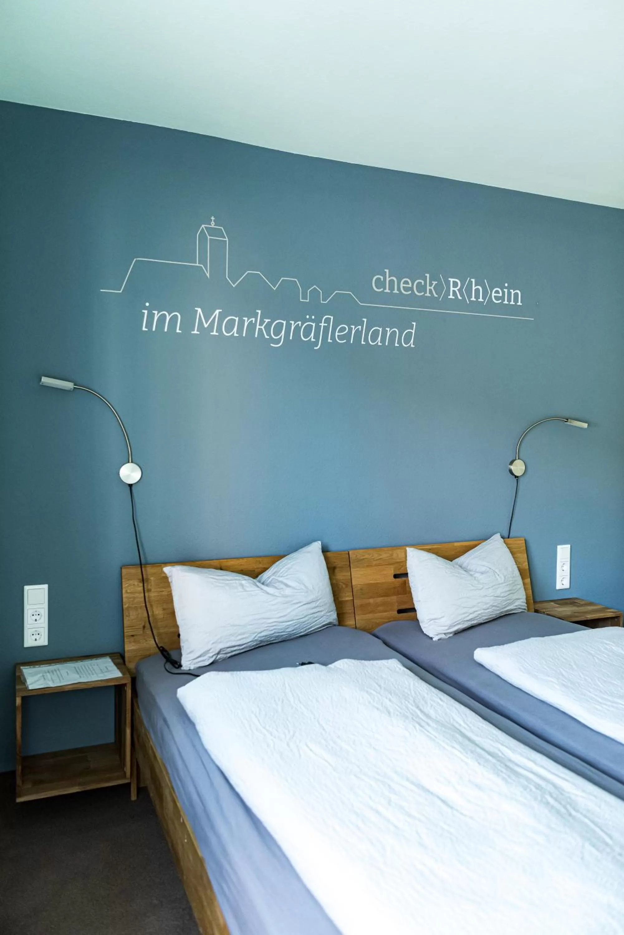 Photo of the whole room, Bed in Hotel Check-Rhein - Self Check-in