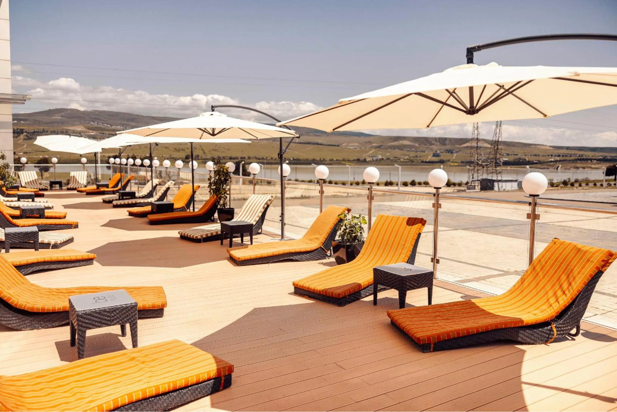 Balcony/Terrace in Hotels & Preference Hualing Tbilisi