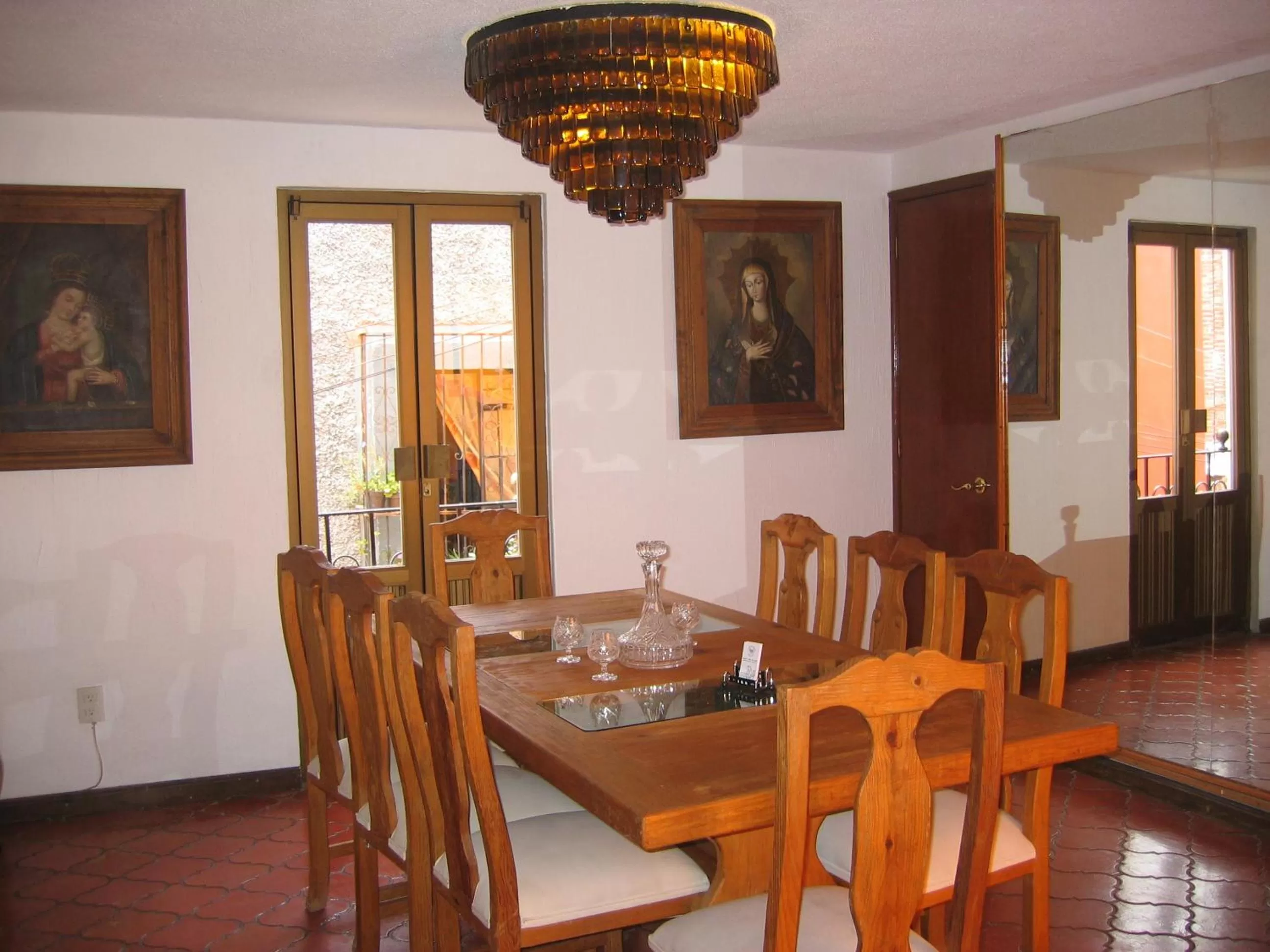 Dining area in El Zopilote Mojado