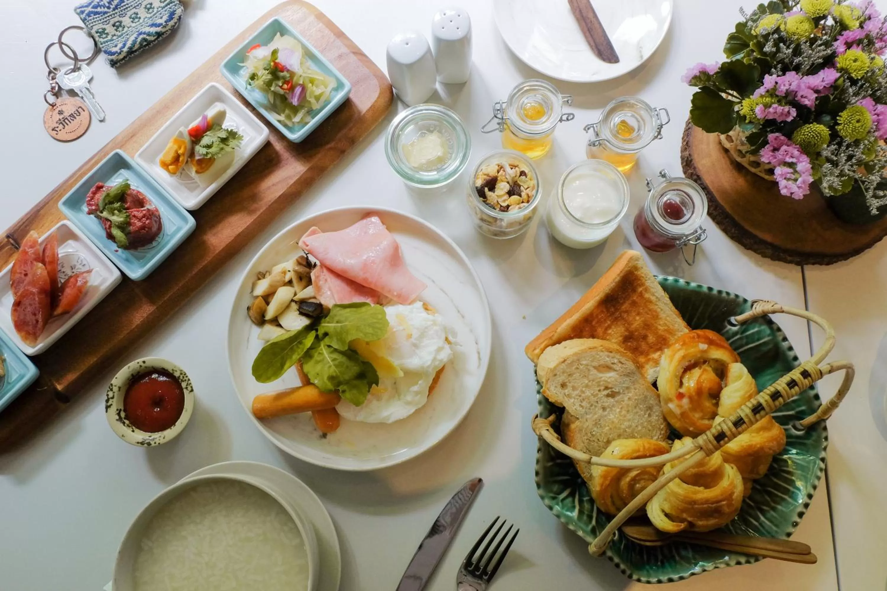 Breakfast in The Raweekanlaya Bangkok Wellness Cuisine Resort