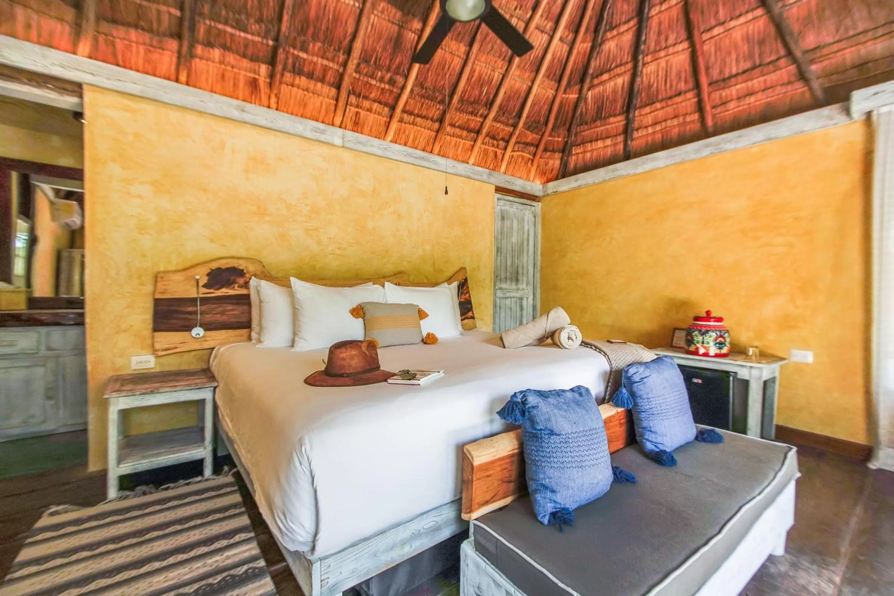 Photo of the whole room, Bed in Villa Pescadores Tulum-Beachfront hotel by Ahau Collection