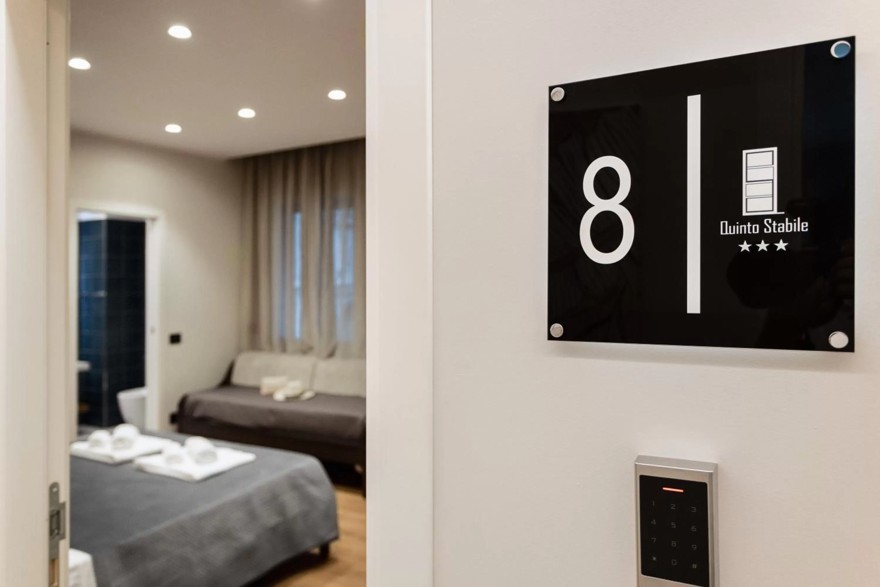 Bed in Quinto Stabile Rooms&Suite