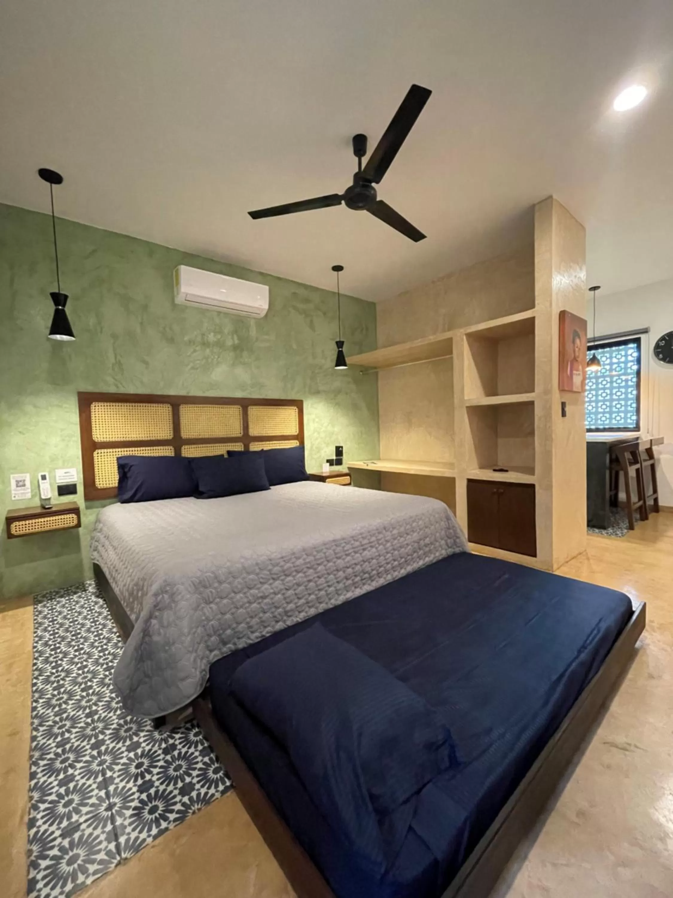 Bed in Apartamentos Dsiena Valladolid