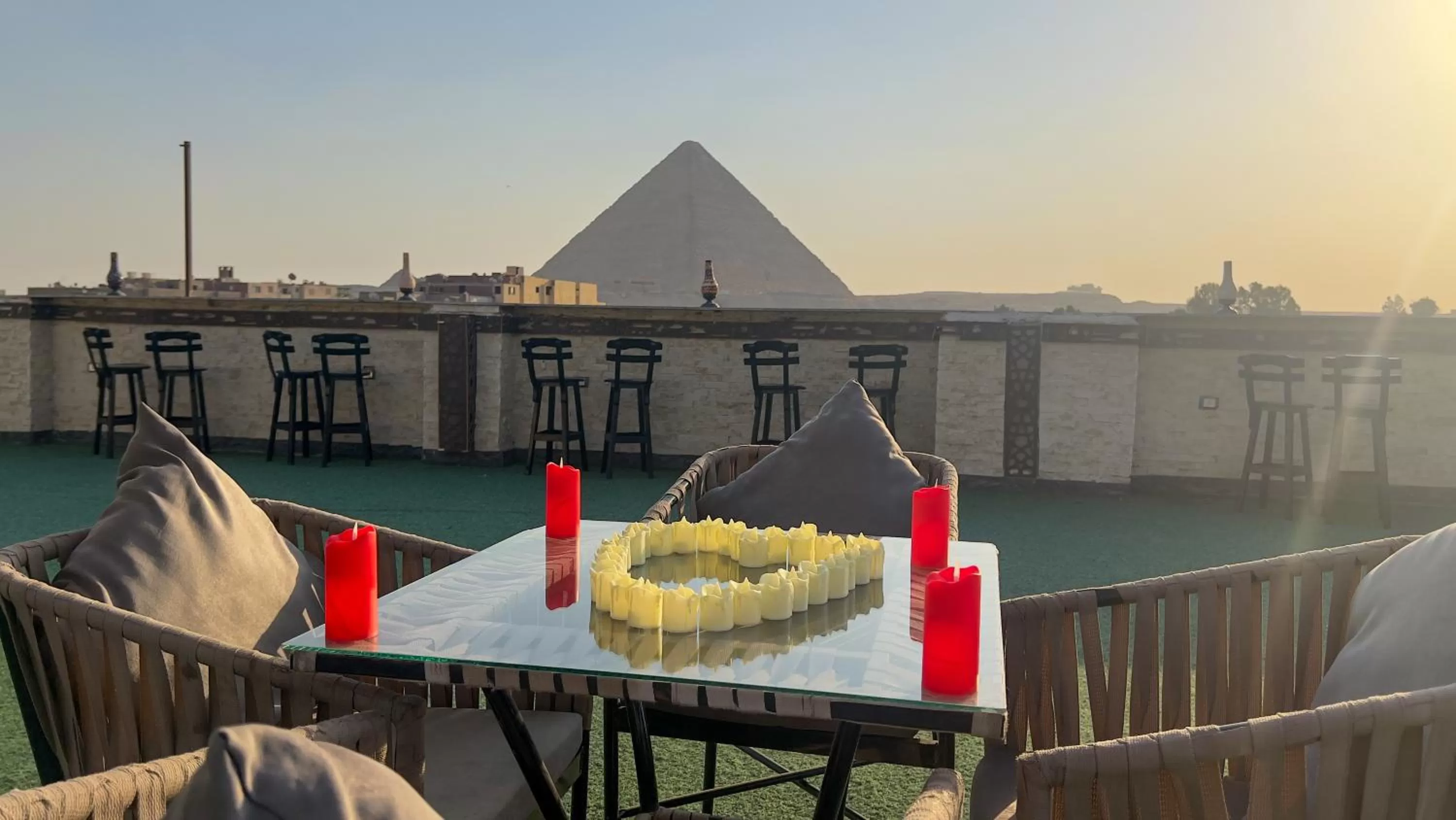 Natural landscape in King Cheops Inn - Pyramid View