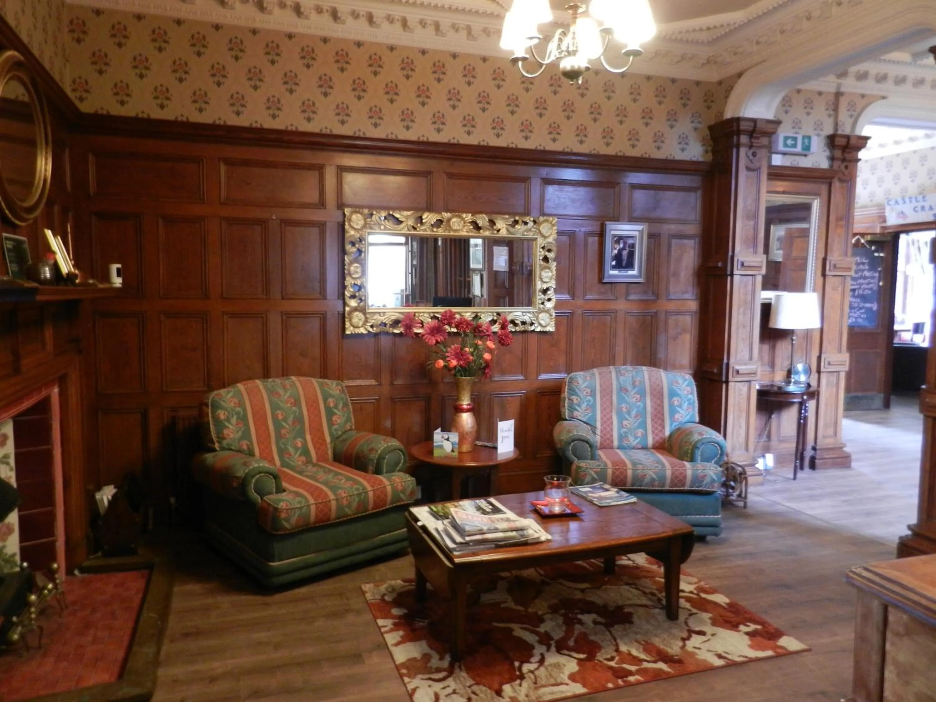 Lobby or reception in Mansfield Castle Hotel
