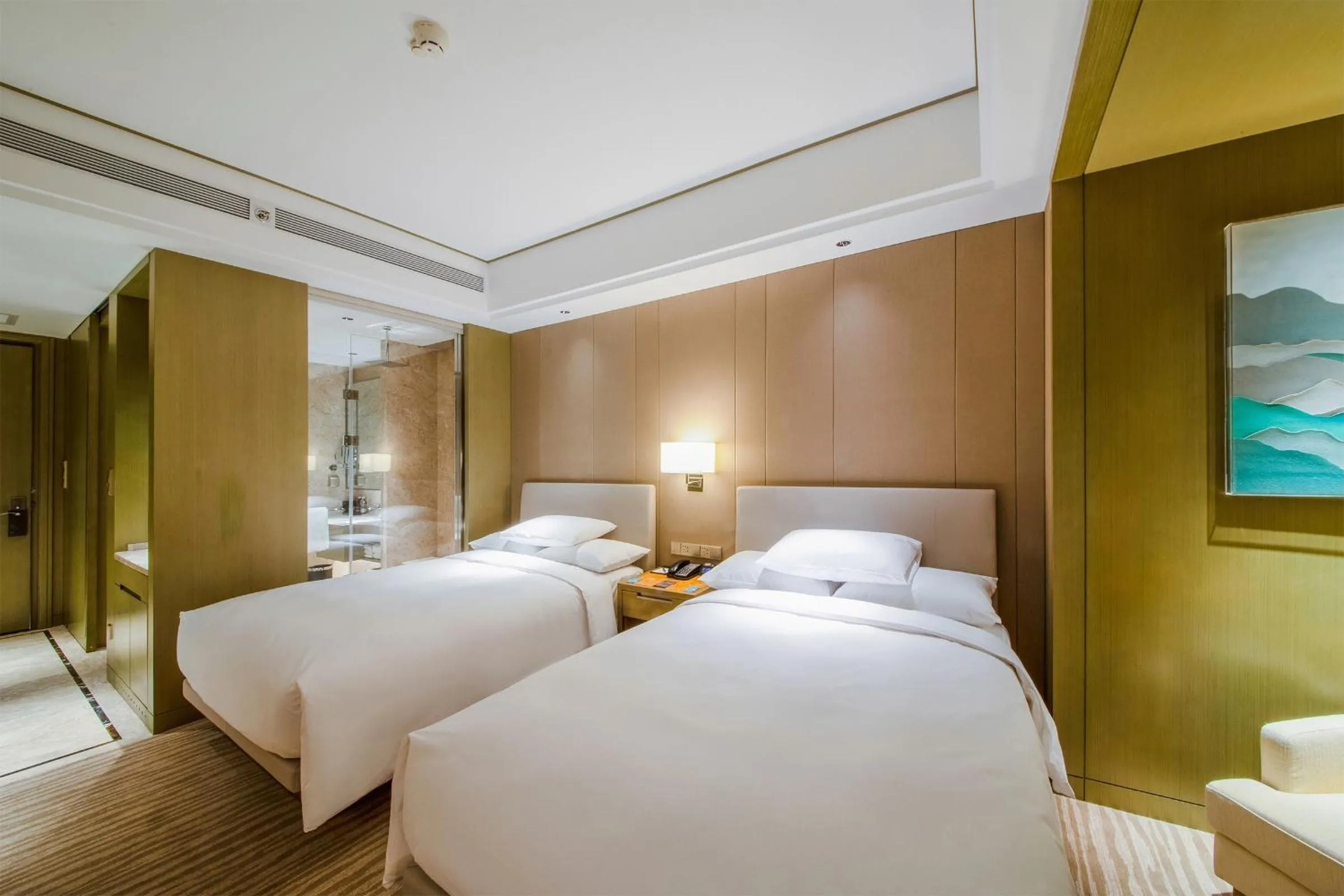 Photo of the whole room, Bed in Courtyard by Marriott Yinchuan