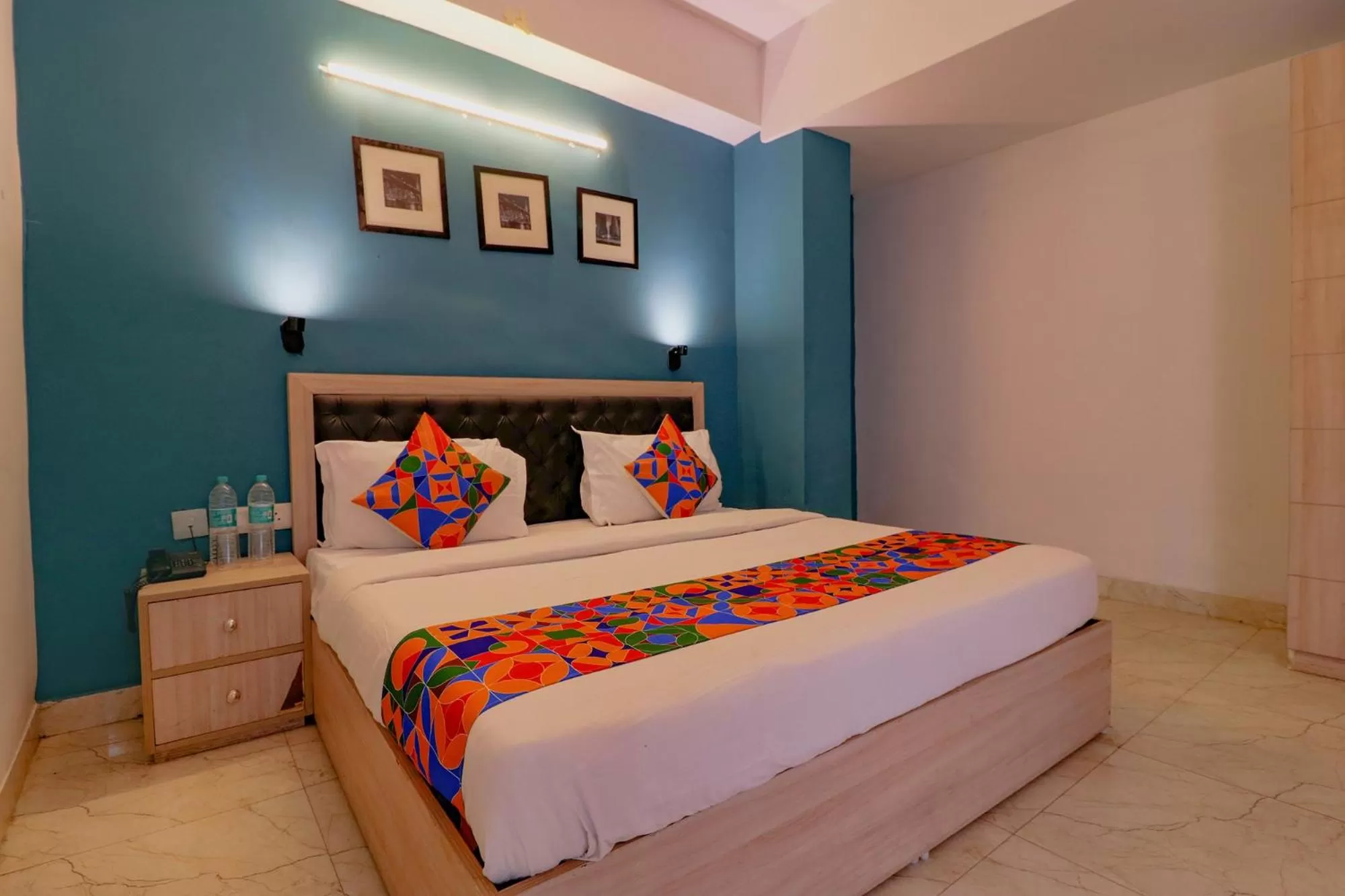 Photo of the whole room, Bed in FabHotel Happy Inn