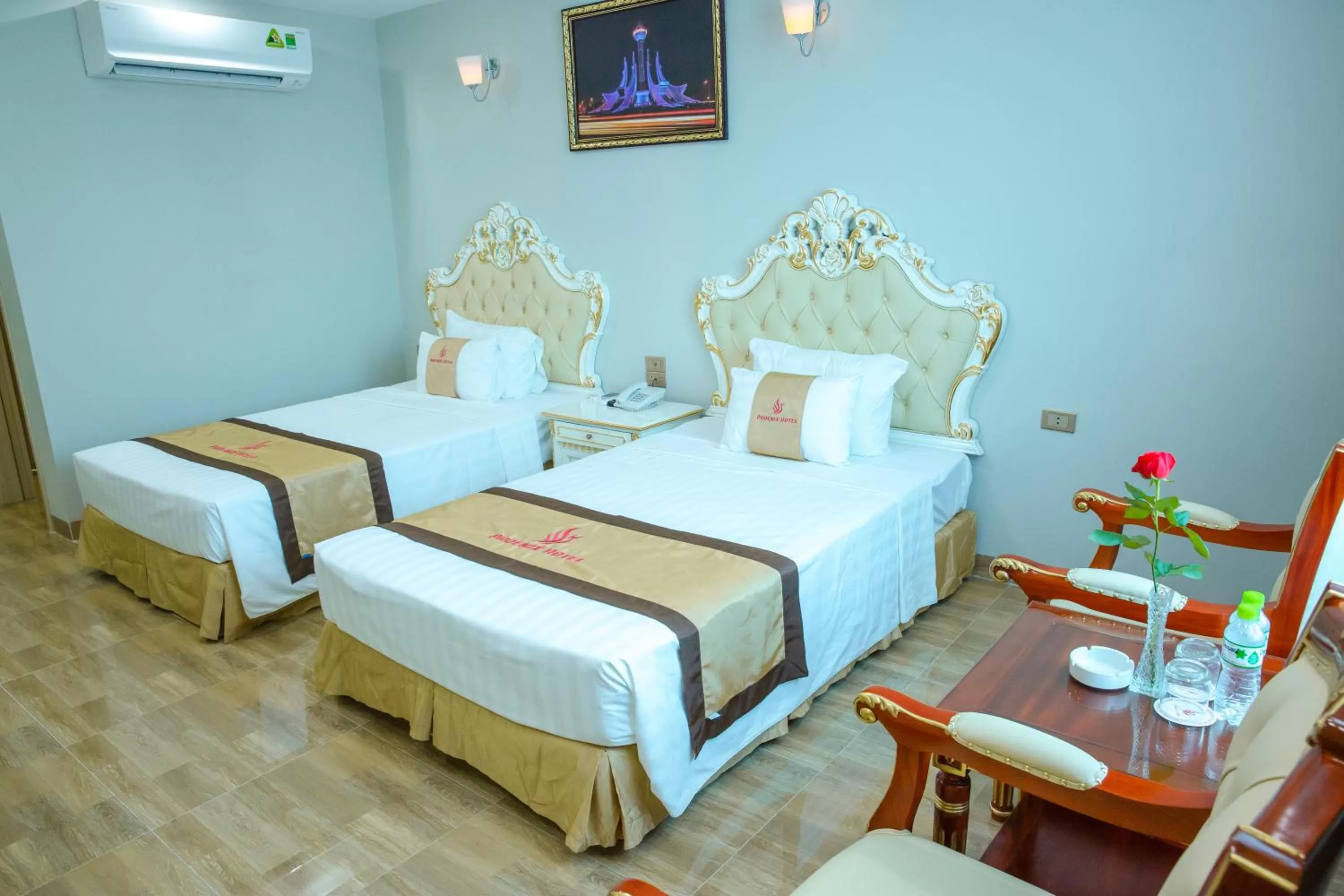 Bed in Khách Sạn Phượng Hoàng 3