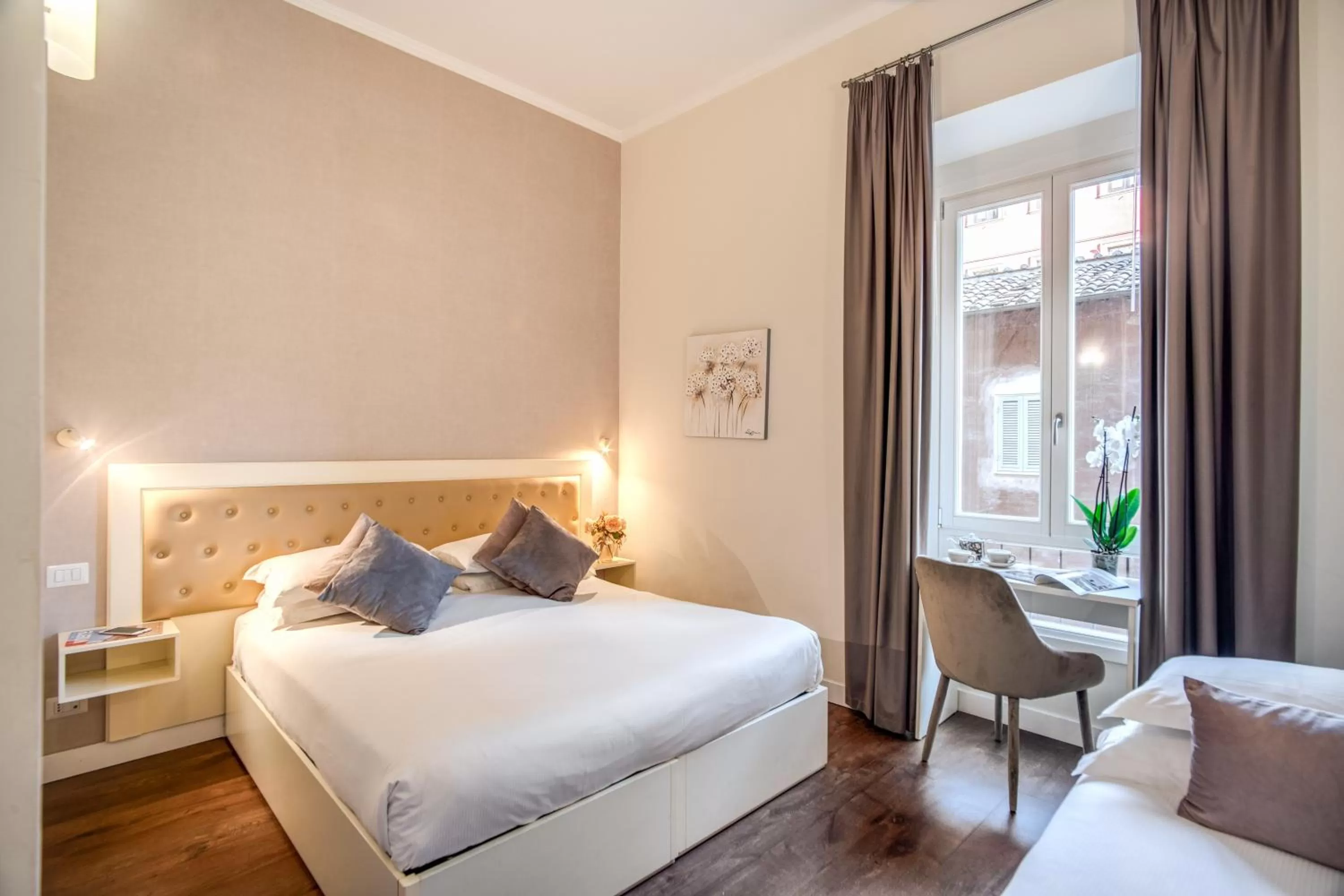 Bed in Hotel San Silvestro