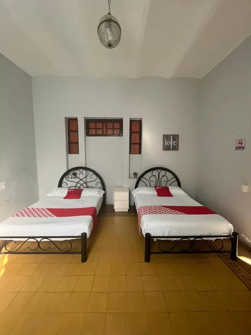 Bed in Hotel Querétaro Antiguo