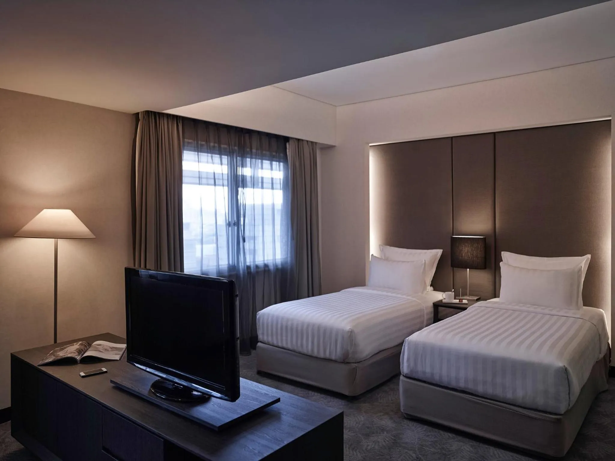 Bedroom, Bed in Pullman Jakarta Indonesia