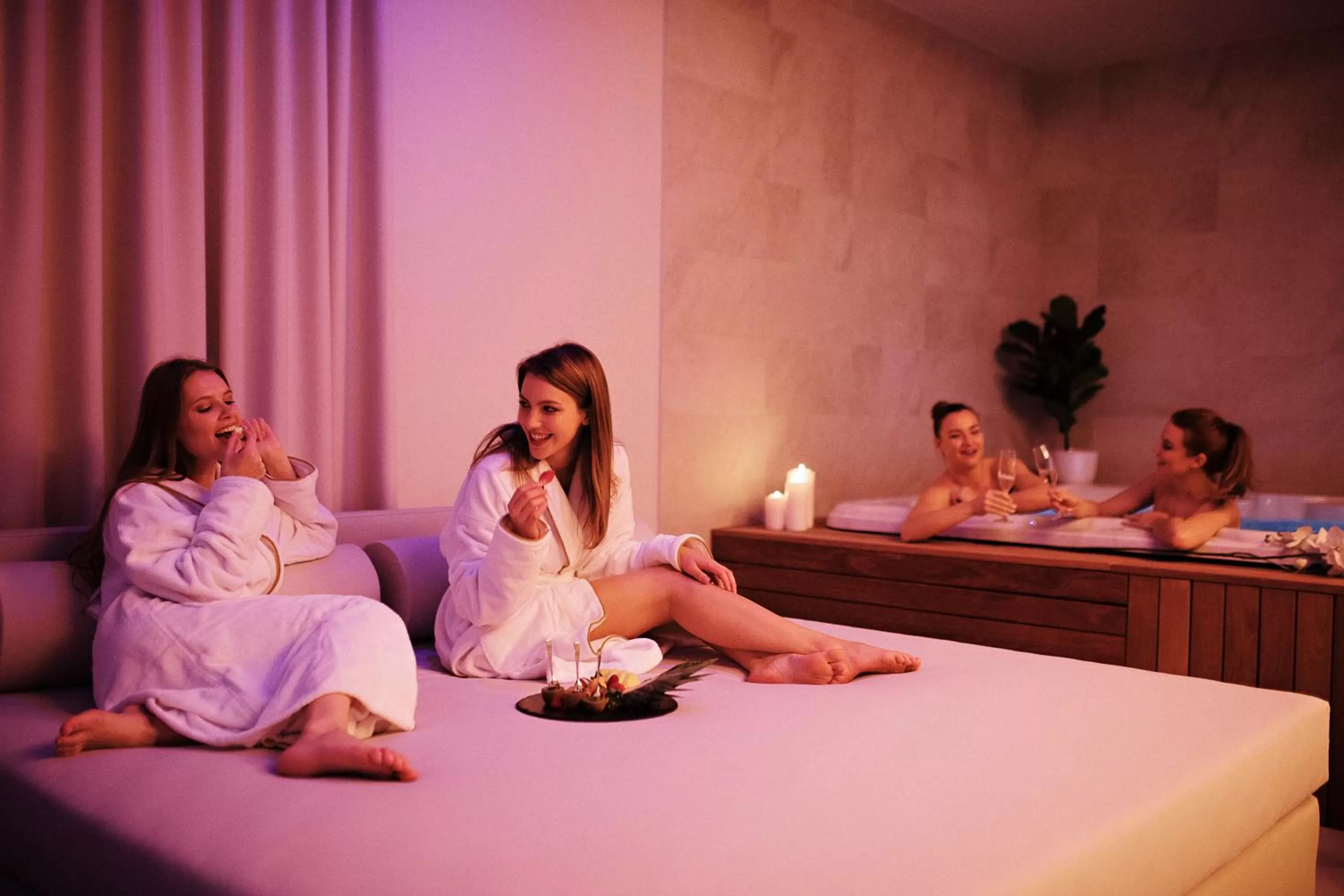 People in Bled Rose Hotel