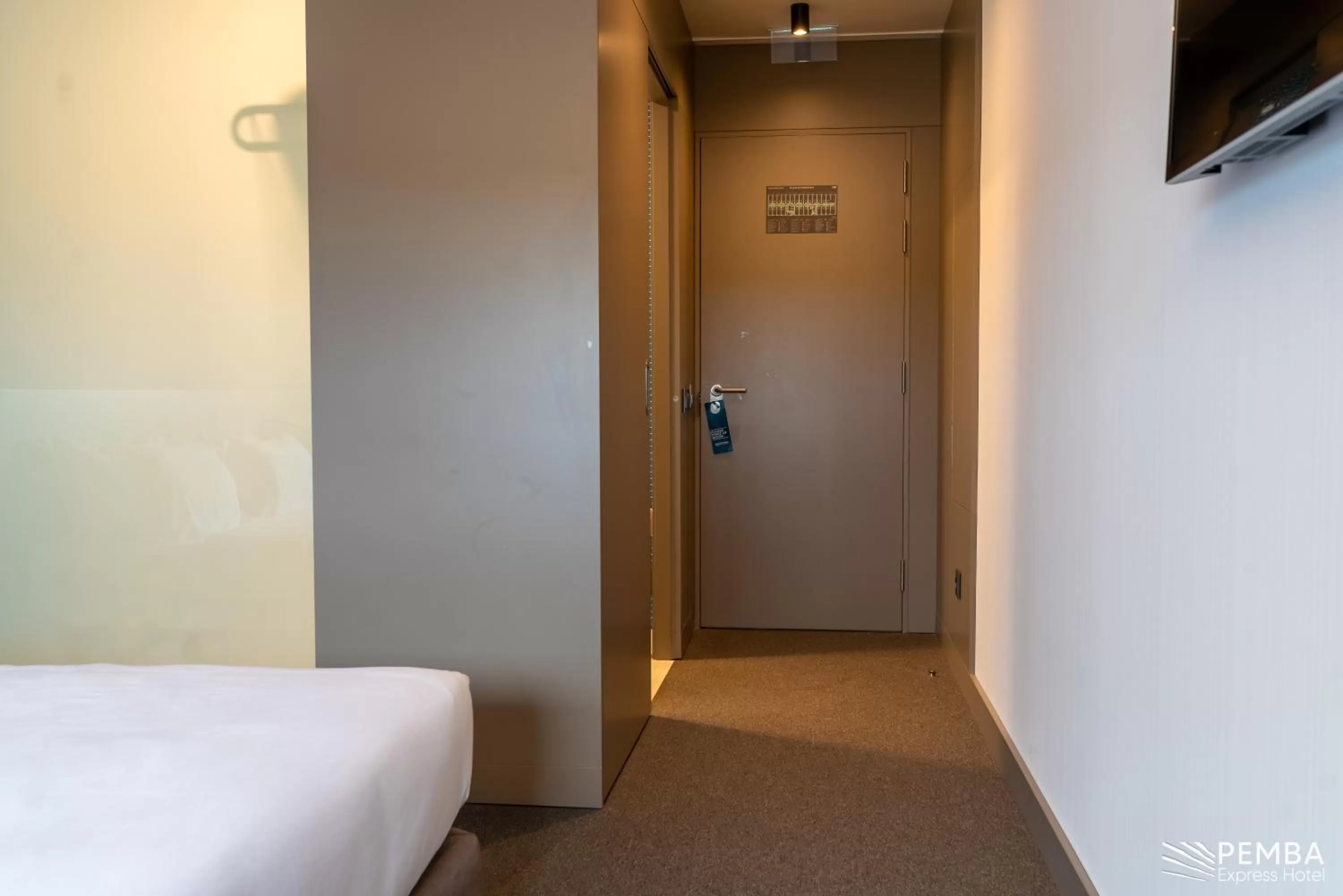 Decorative detail, Bed in Pemba Express Hotel