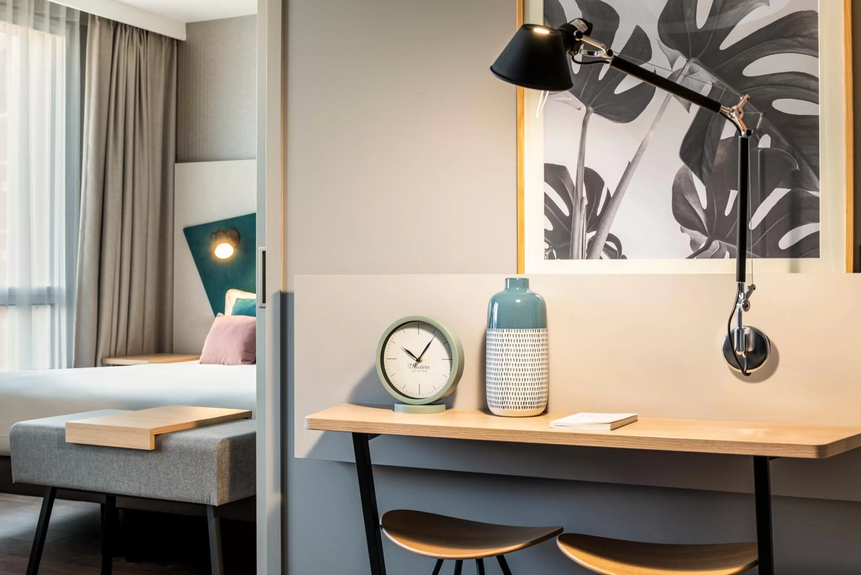 Bedroom, Bed in Aparthotel Adagio Paris Nation