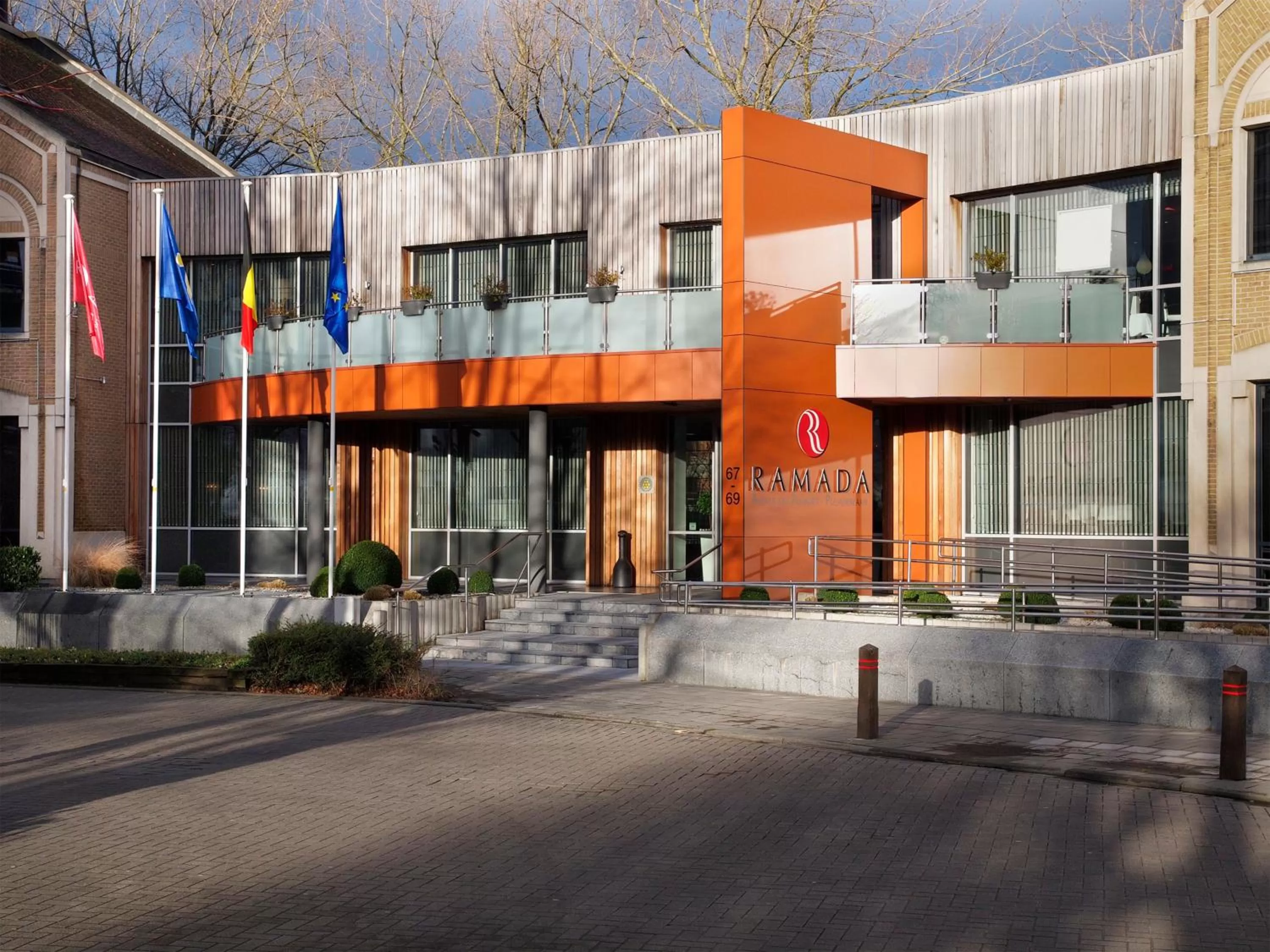 Facade/entrance, Property Building in Hotel Ramada Brussels Woluwe