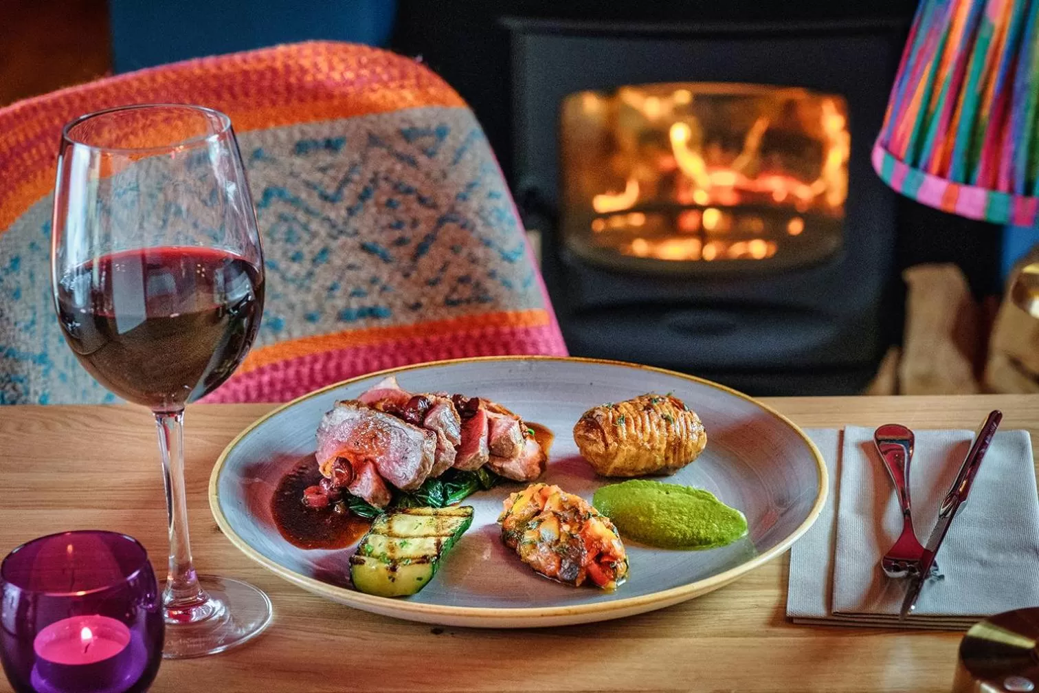 Food and drinks in The Carpenters Arms