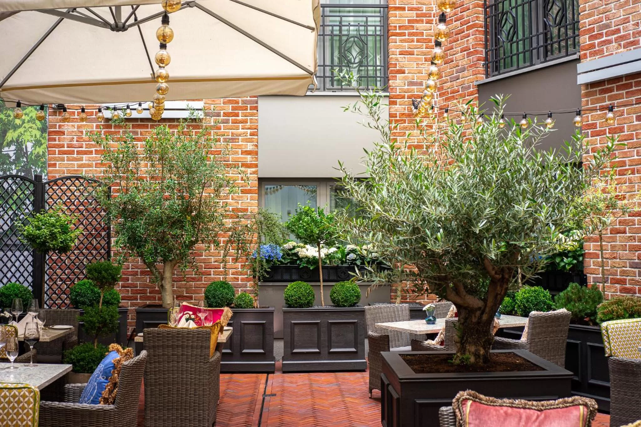 Patio in Bachleda Luxury Hotel Kraków - MGallery Collection