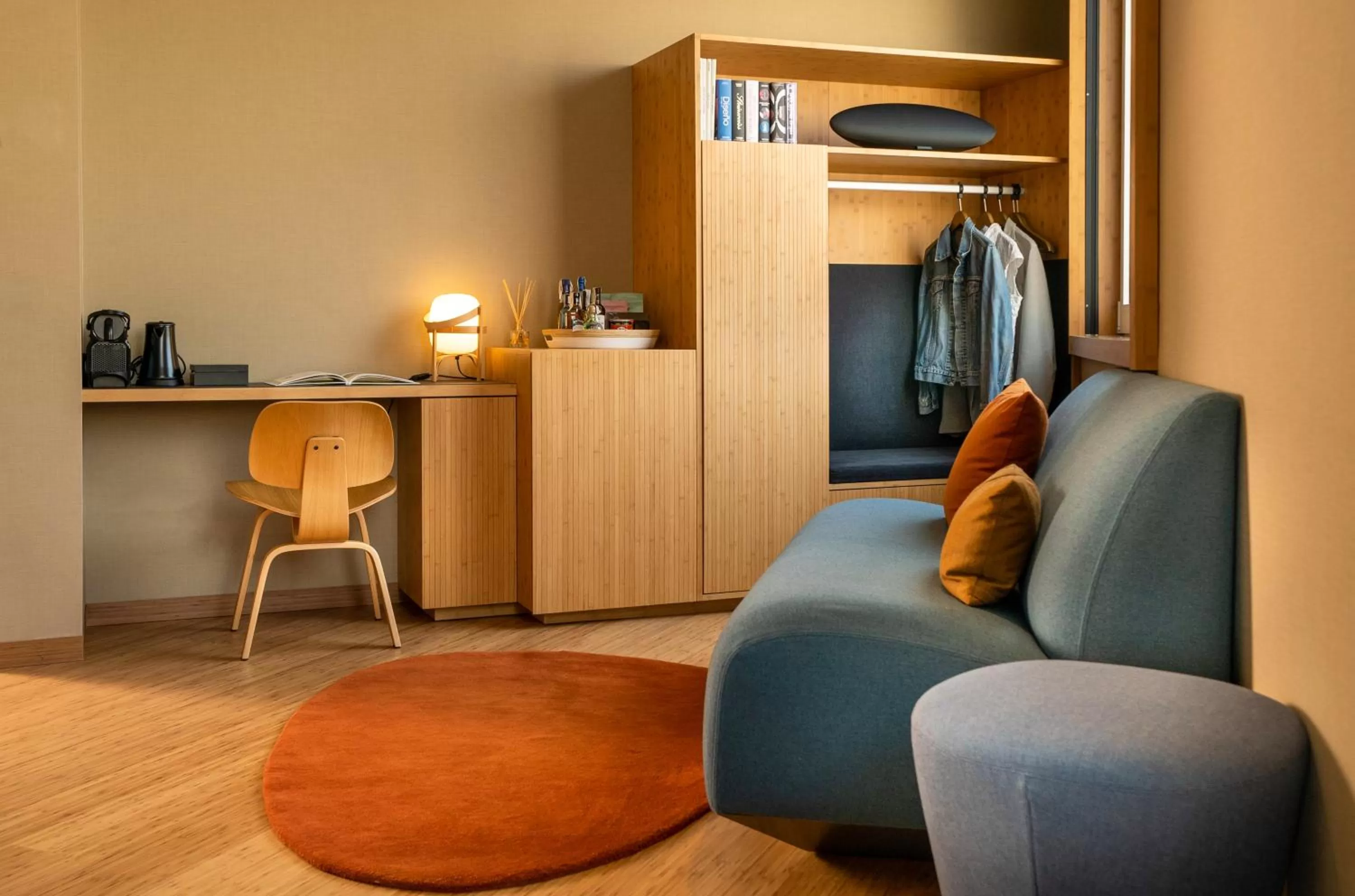 Seating area in Ocean Drive Barcelona