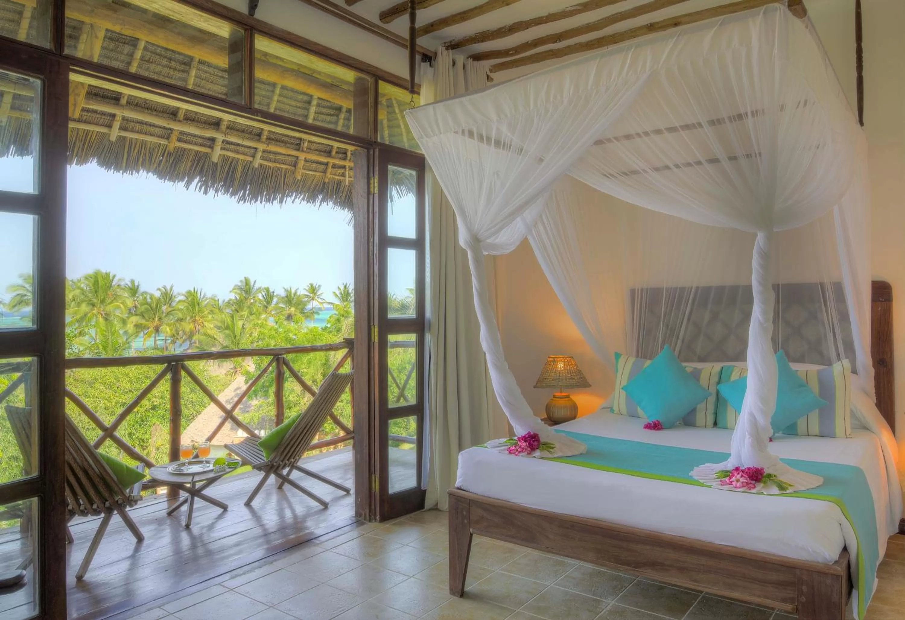 Bed in Sultan Sands Island Resort & Spa
