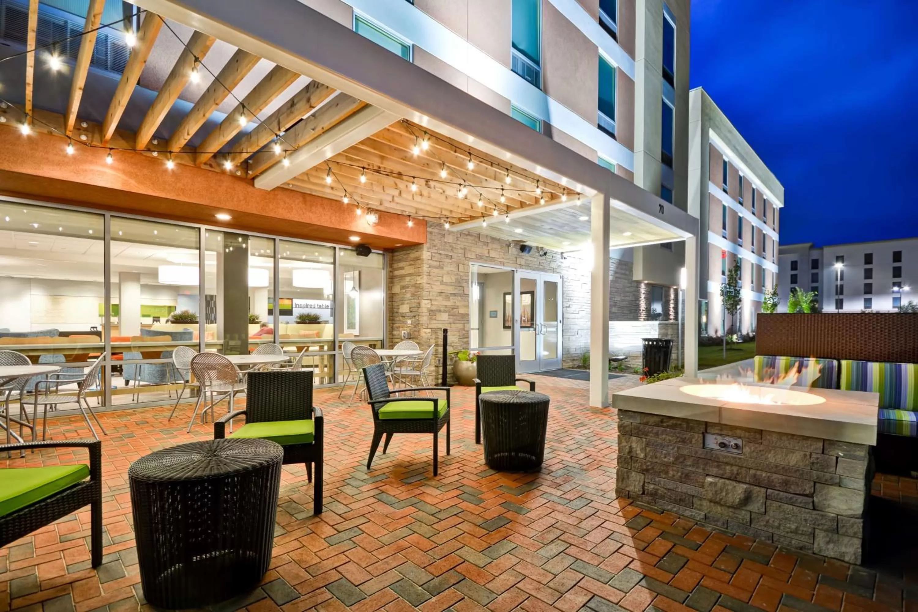 Patio in Home2 Suites By Hilton Charles Town