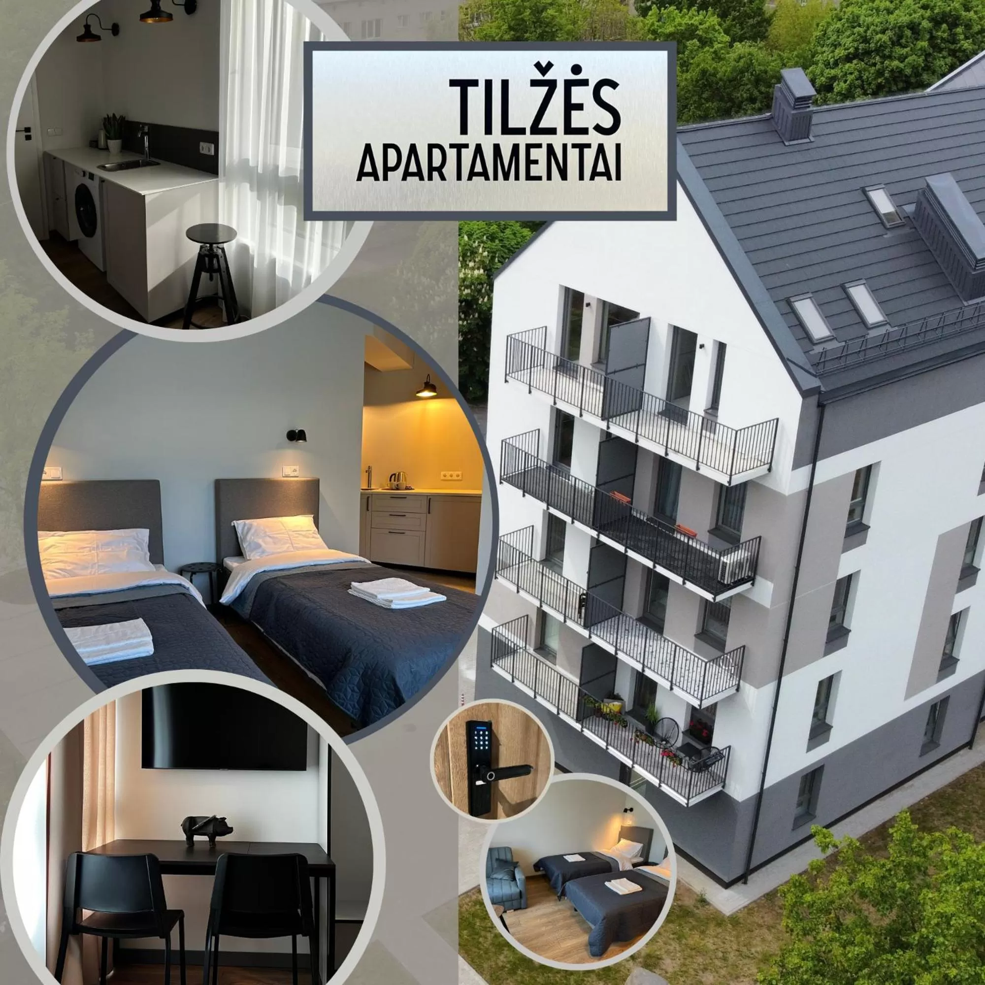 Property building in Tilzes Studio apartaments, Self check-in, Free parking, Comfort