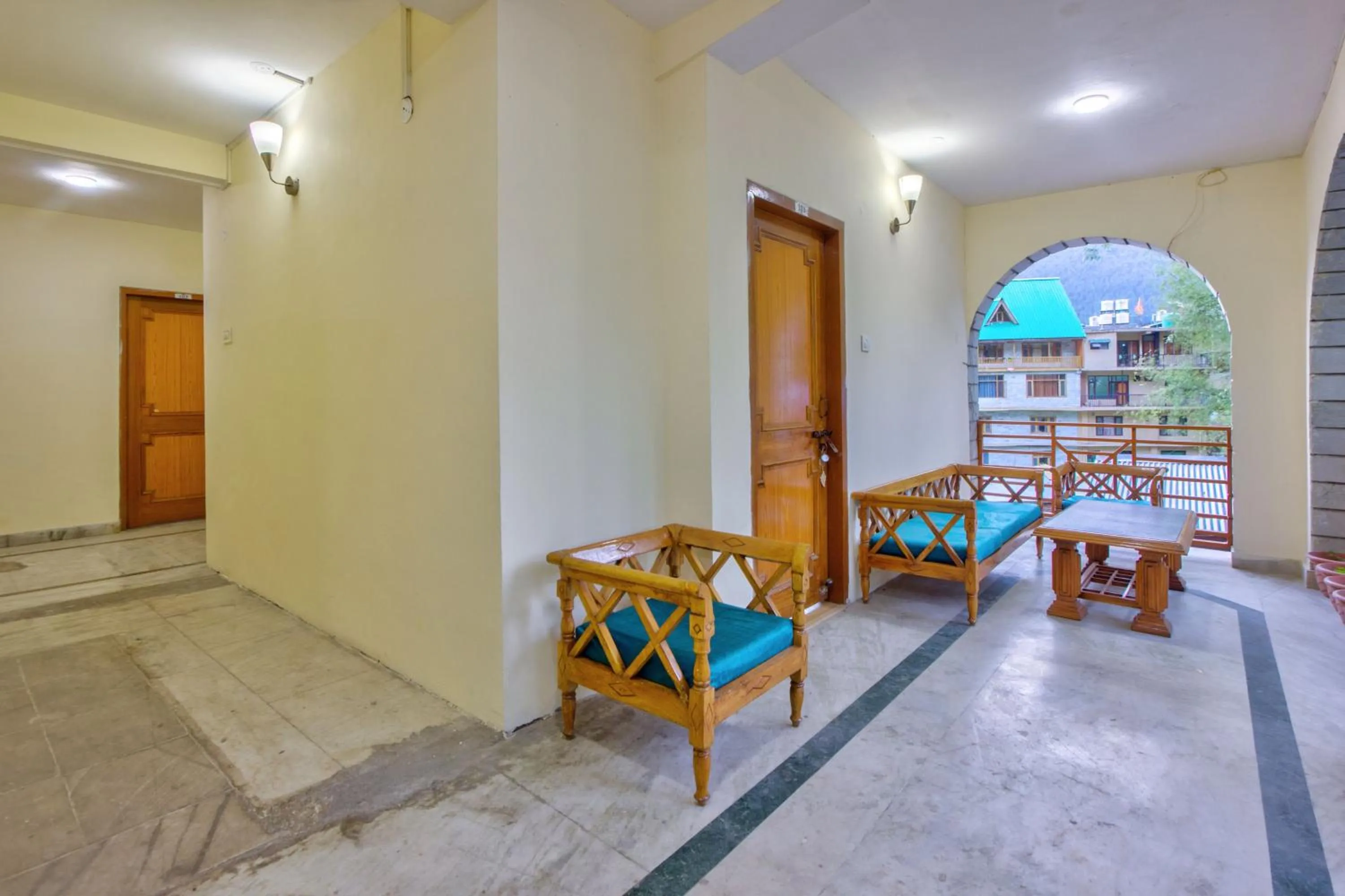 Seating area in Thrill Nature Cottage